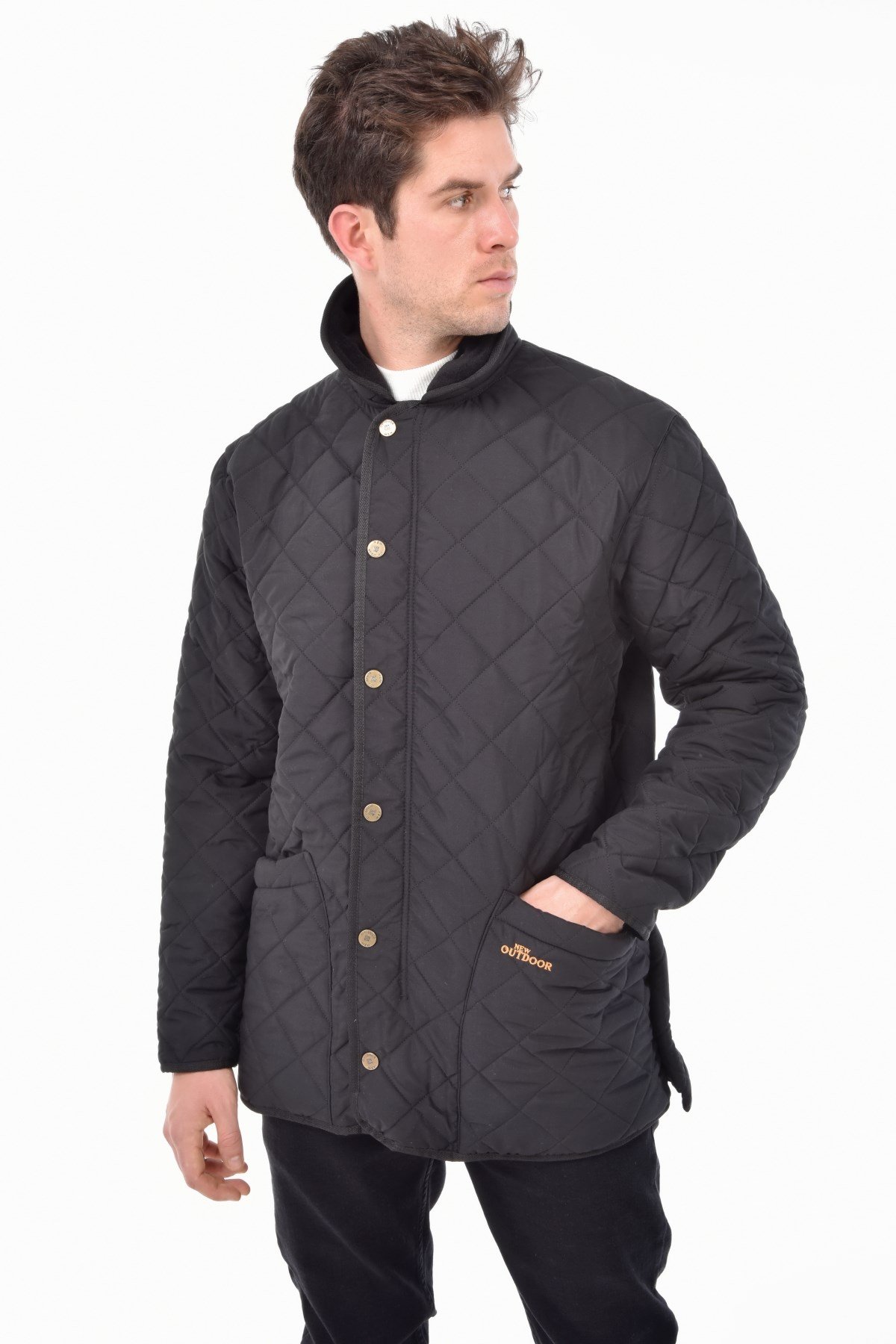 New Outdoor Polar Ceket Siyah