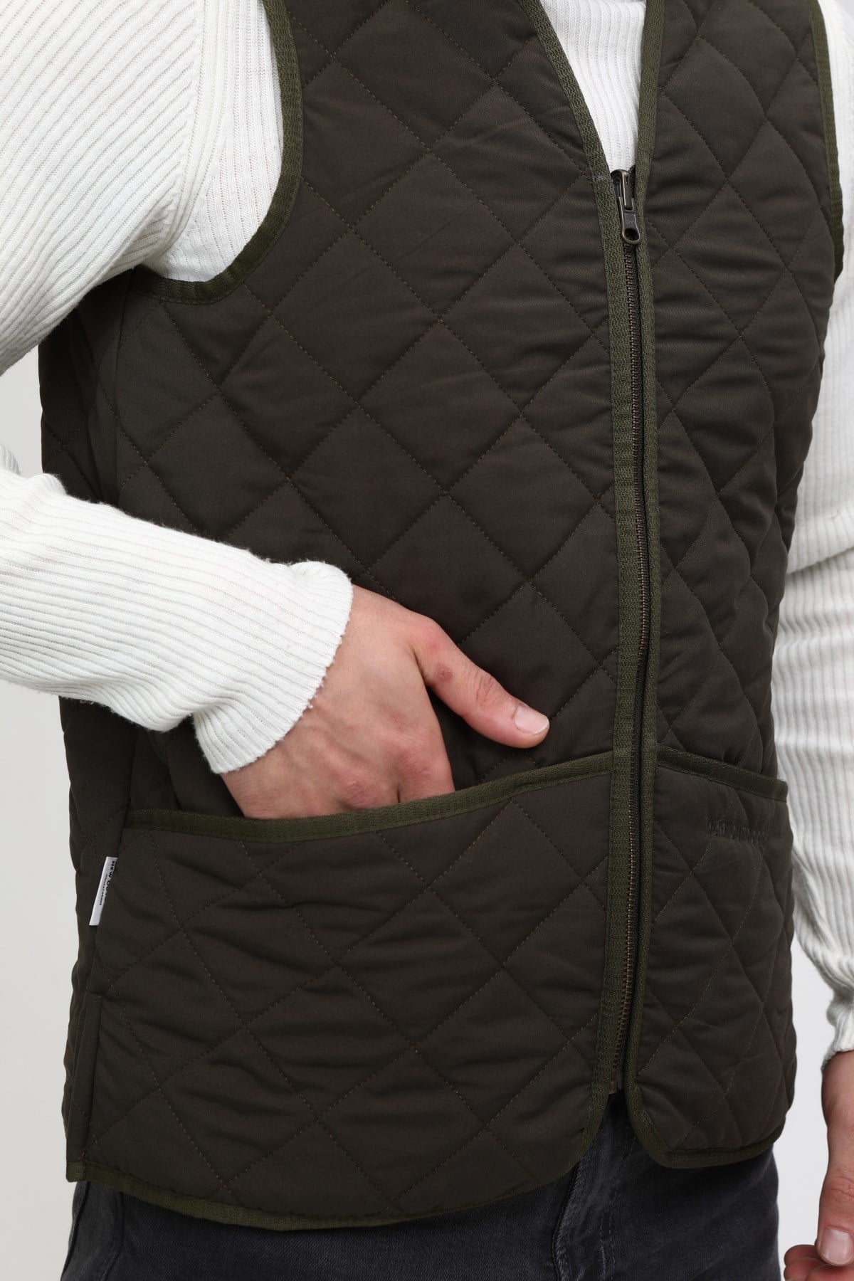 New Outdoor Winter İçlik Yelek Haki