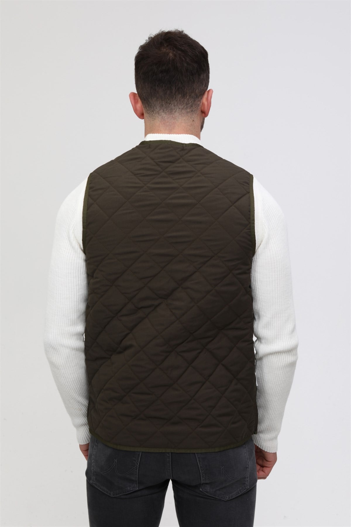 New Outdoor Winter İçlik Yelek Haki
