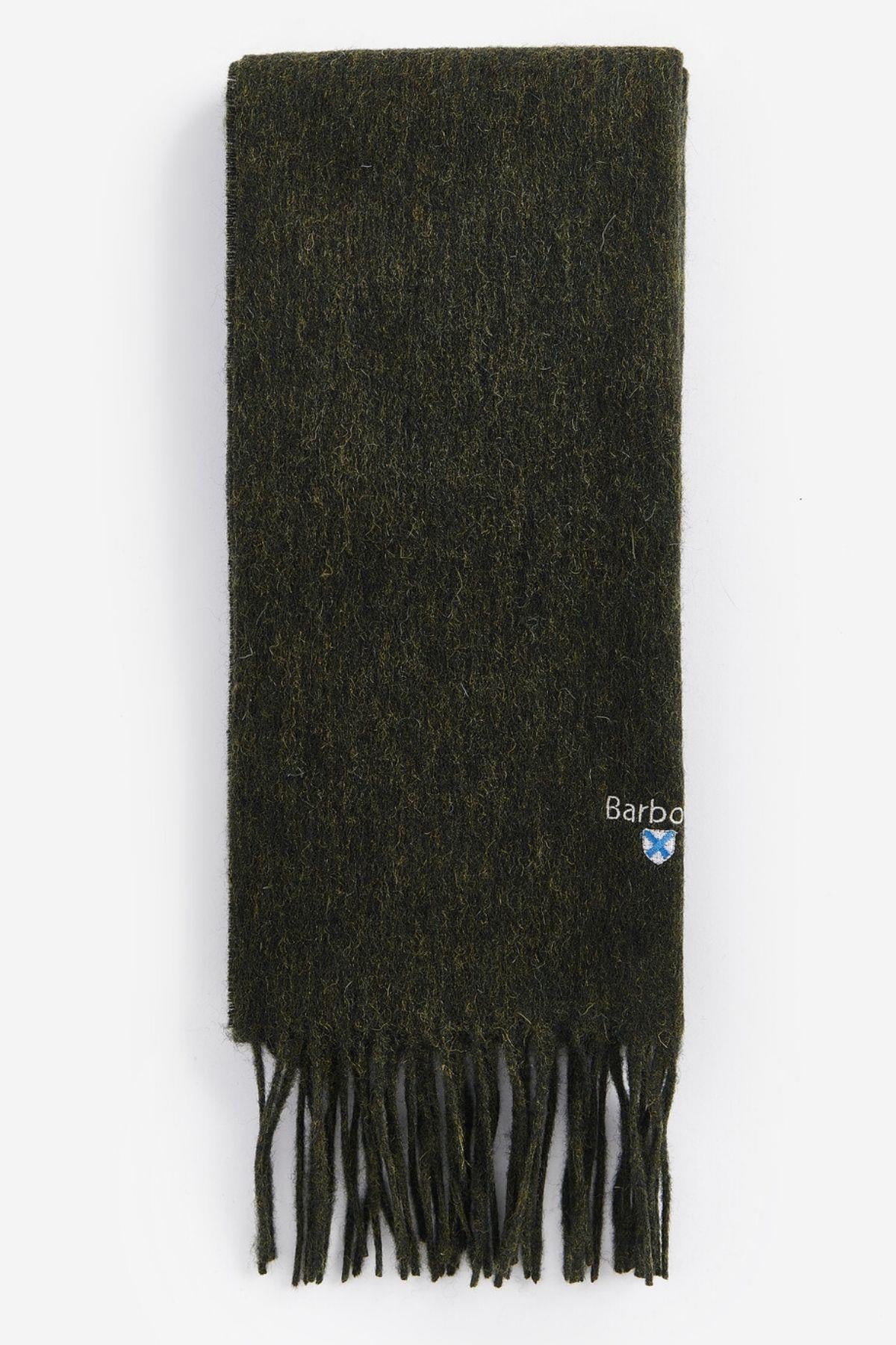 Plain Lambswool Scarf GN31 Seaweed