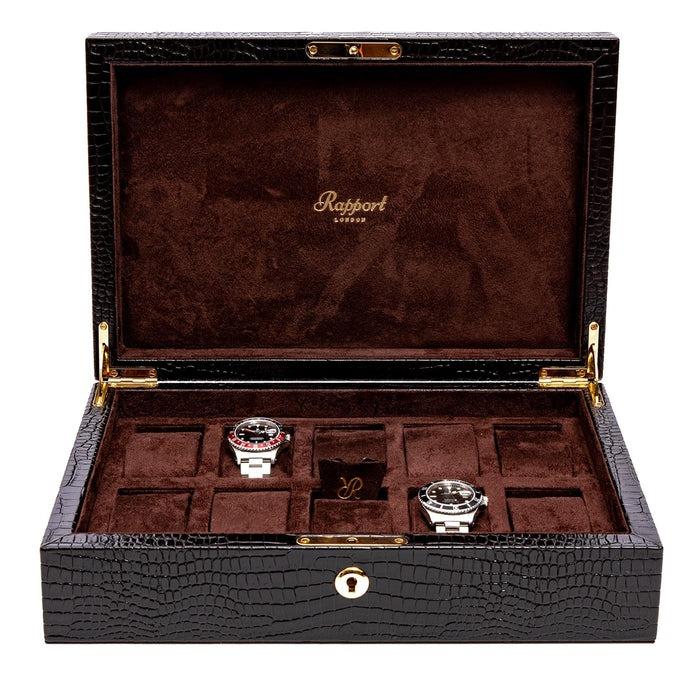 Rapport London Brompton Onlu Saat Saklama Kutusu Brown