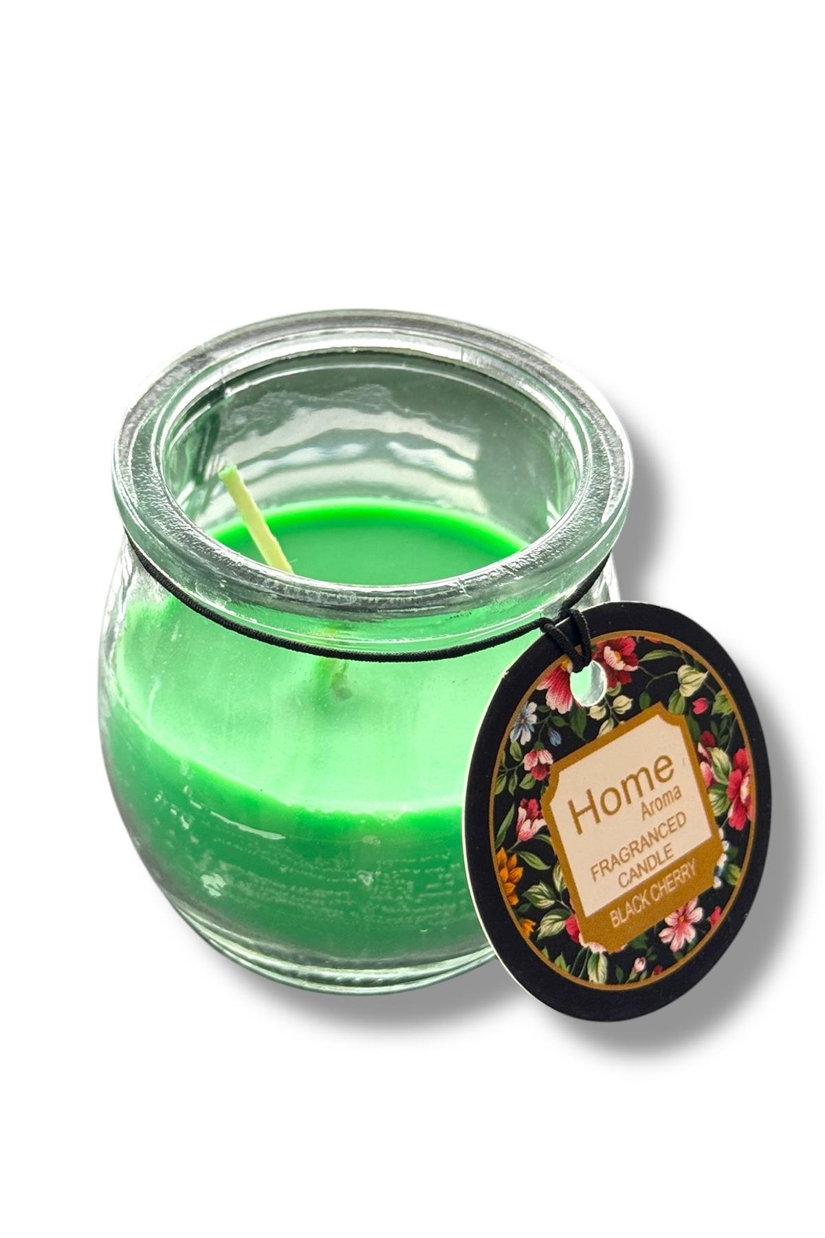  Yeşil Renk Bardakta Kokulu Dekoratif Mum