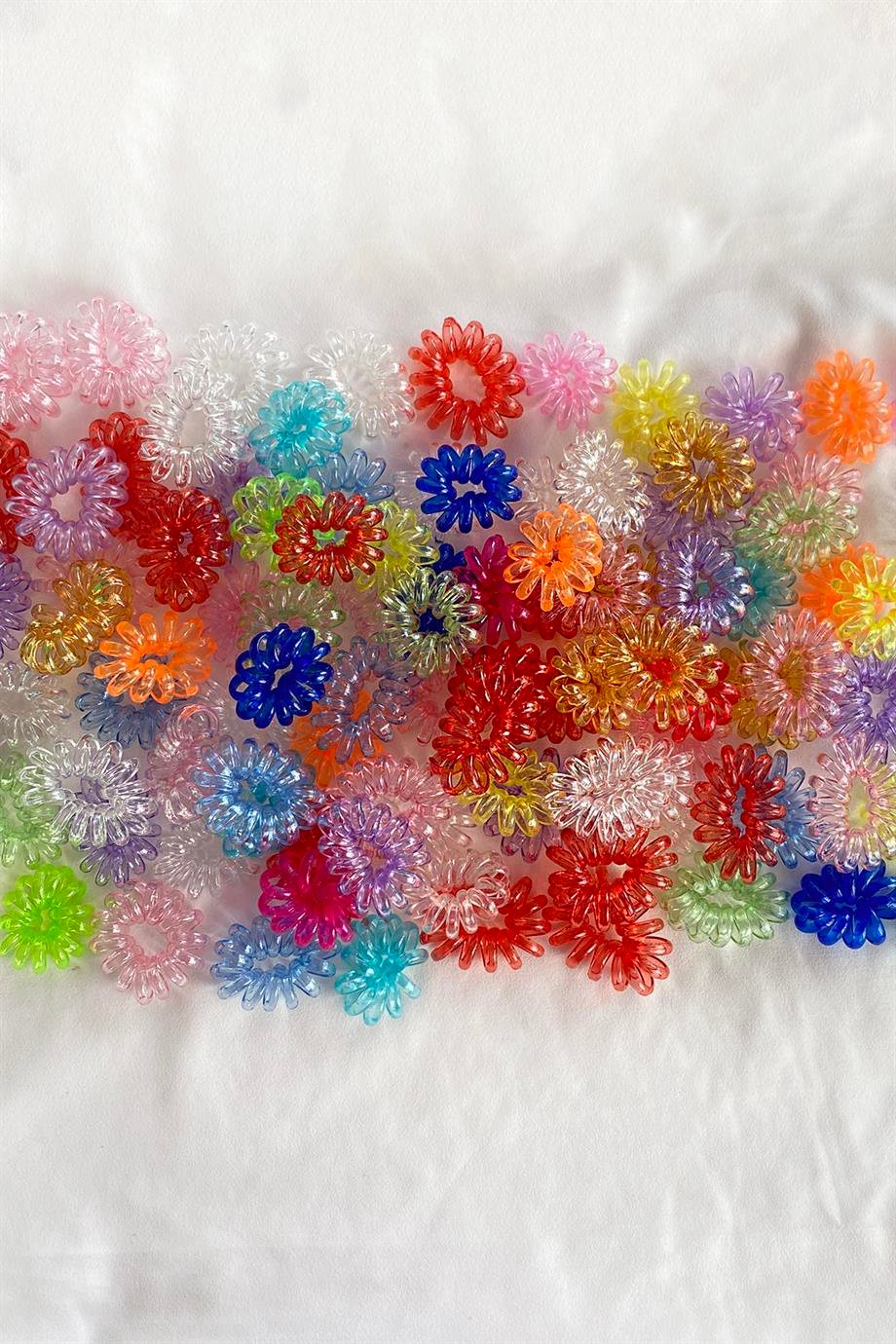 100'lü Karışık Renk Helezon Set Toka