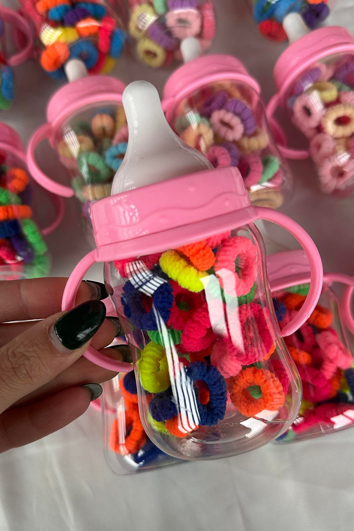 12'li Biberon Figürlü Havlu Toka Set