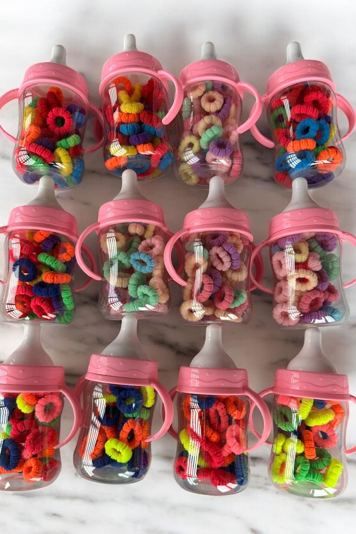 12'li Biberon Figürlü Havlu Toka Set