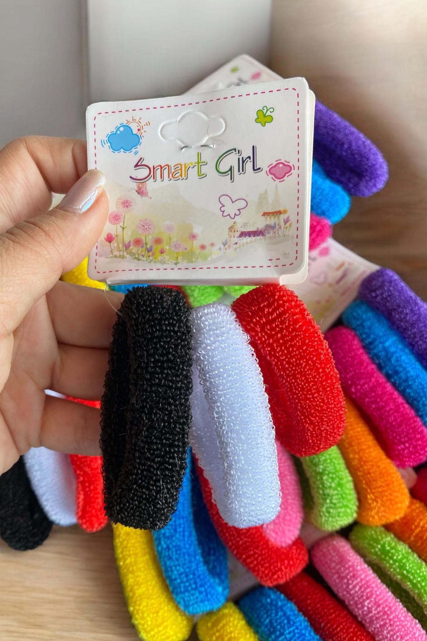 12'li Karışık Renk Havlu Toka Set