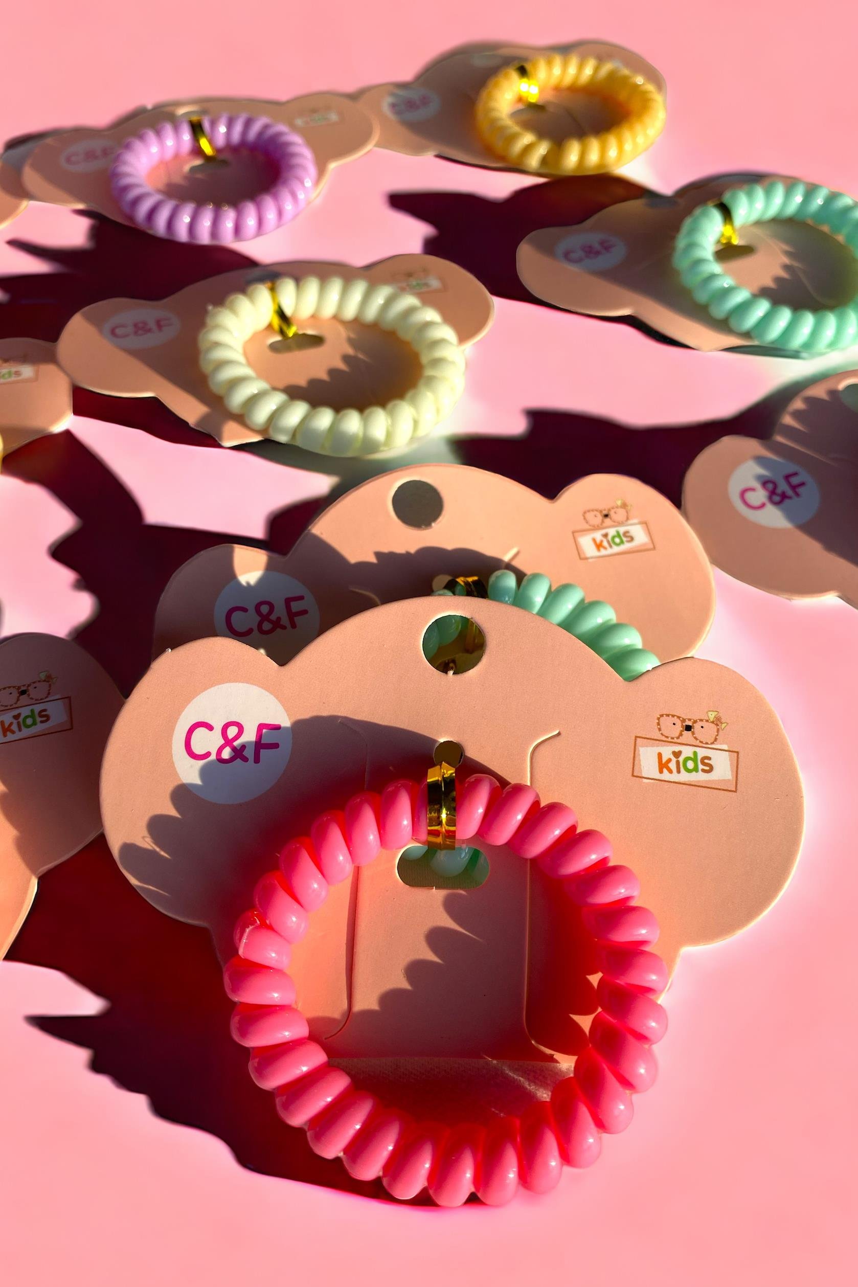 12'li  Karışık Renk Helezon Toka Set