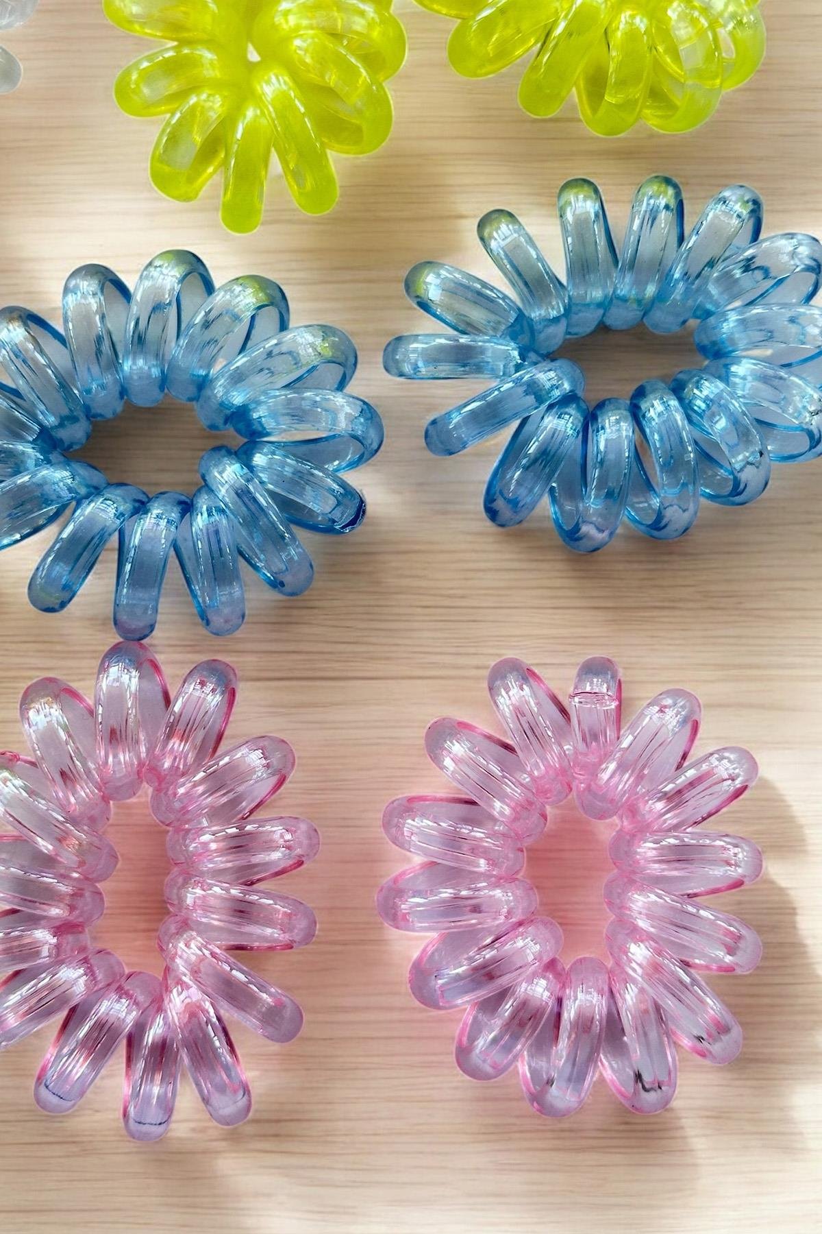 12'li Karışık Renk Helezon Toka Set