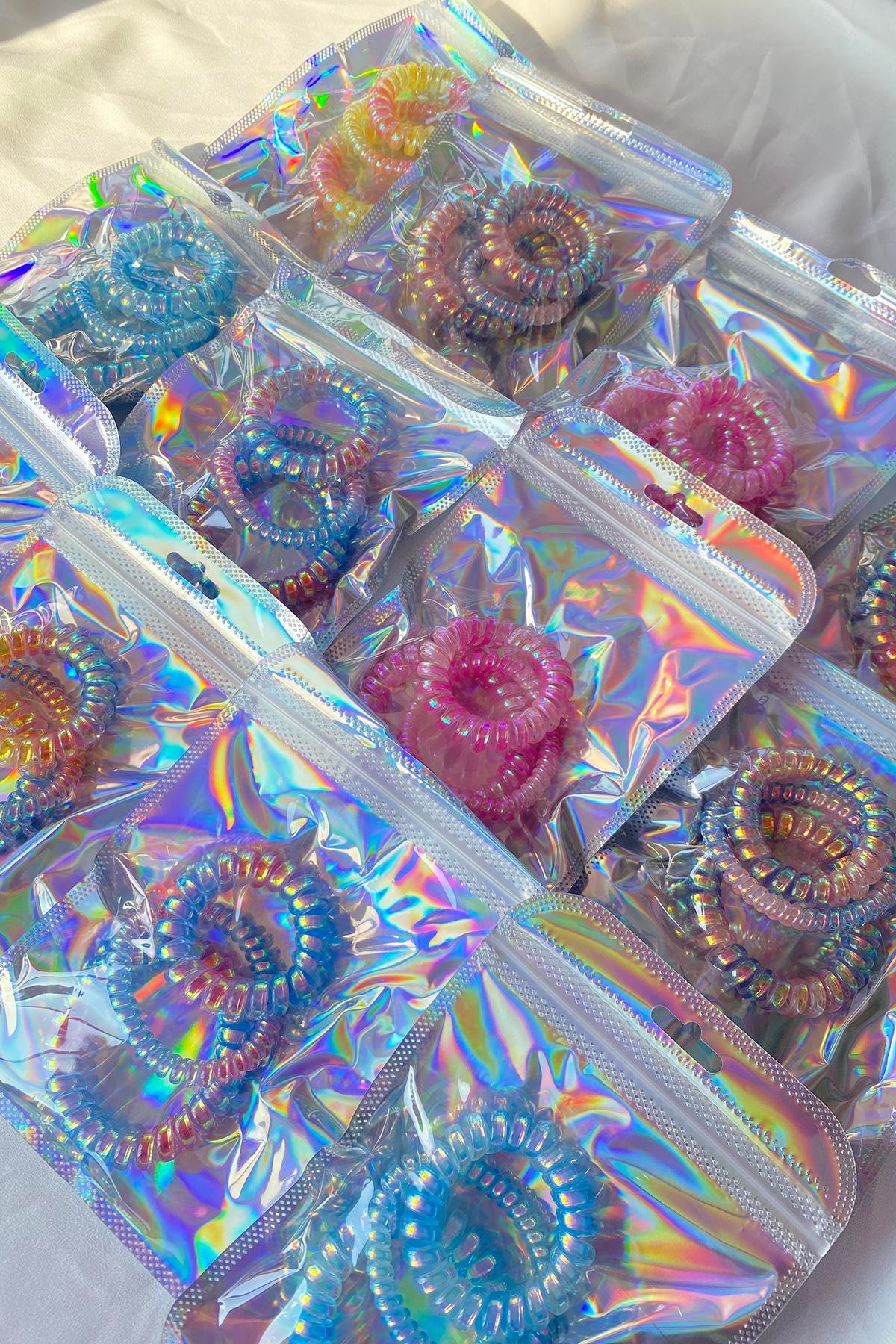 12'li Karışık Renk Helezon Toka Set