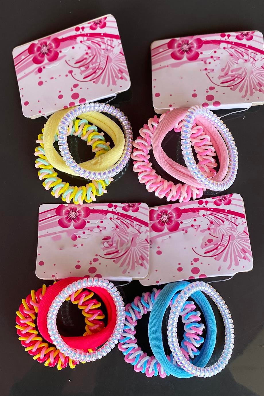 12'li Karışık Renk Helezon ve Havlu Toka Set 