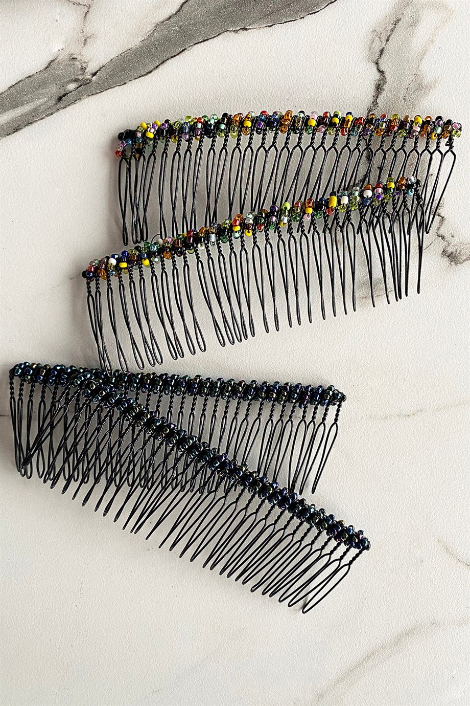 12'li Karışık Renk Tarak Toka Set