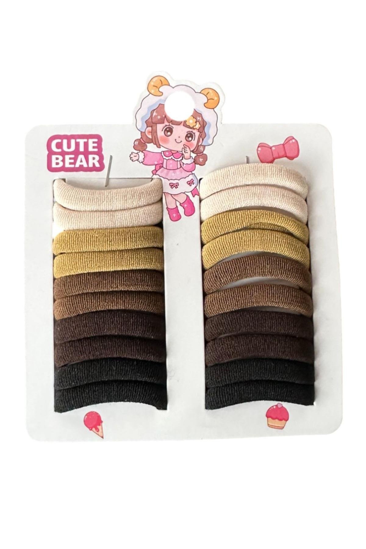 20'li Karışık Renk Havlu Toka Set