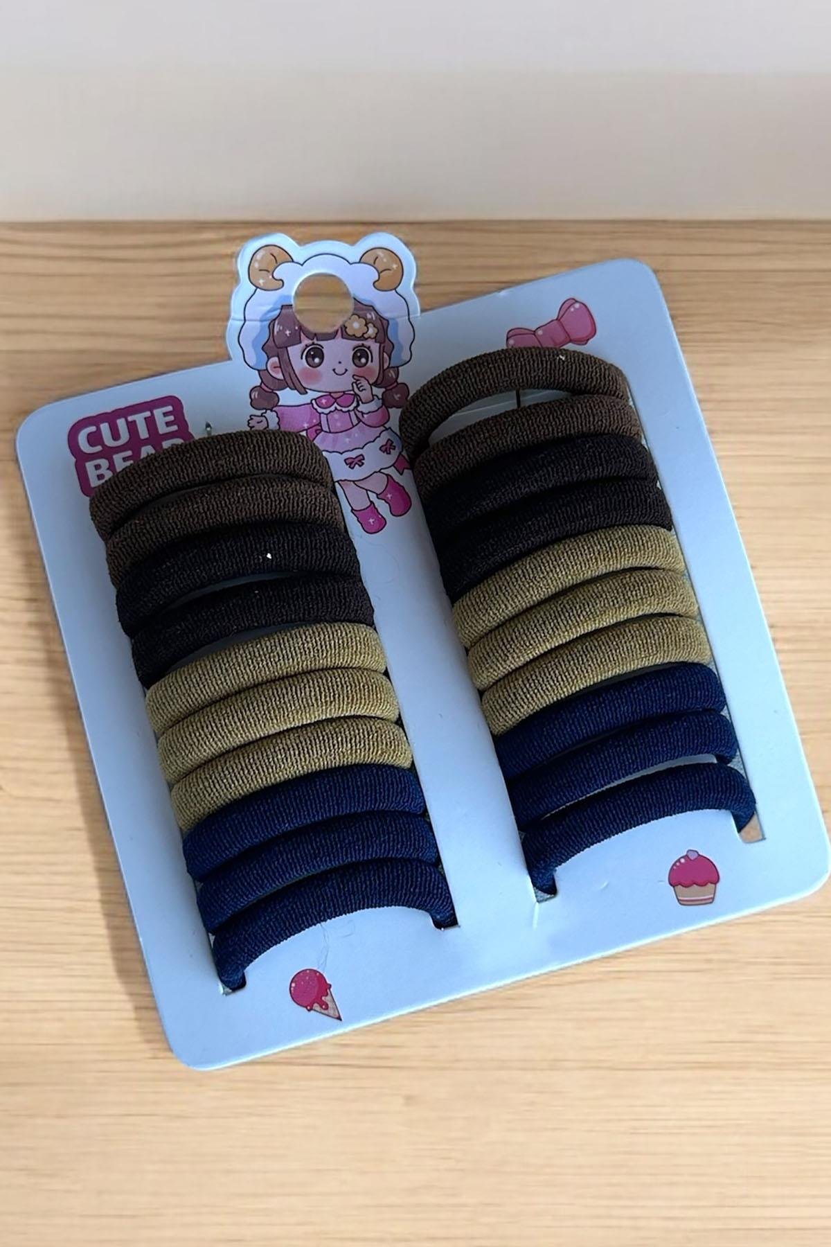 20'li Karışık Renk Havlu Toka Set