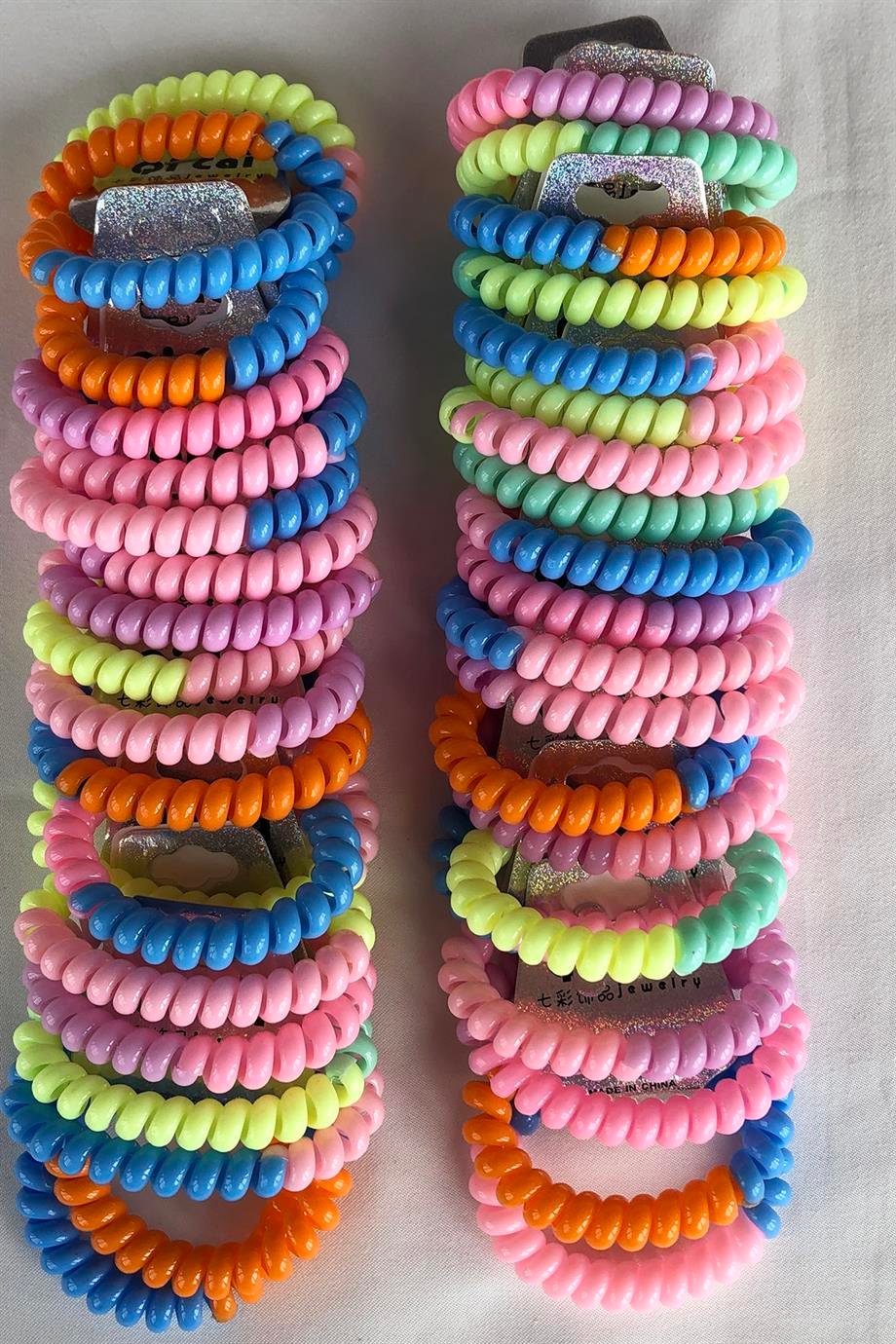 20'li Karışık Renk İkili Helezon Toka Set