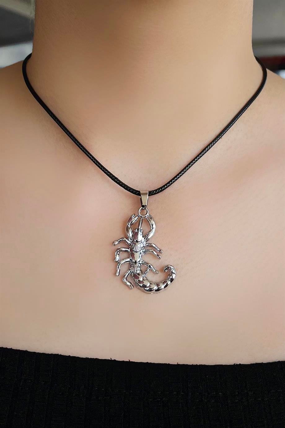 2'li Akrep Figürlü İpli Kolye (Bestfriend/Girlfriend)
