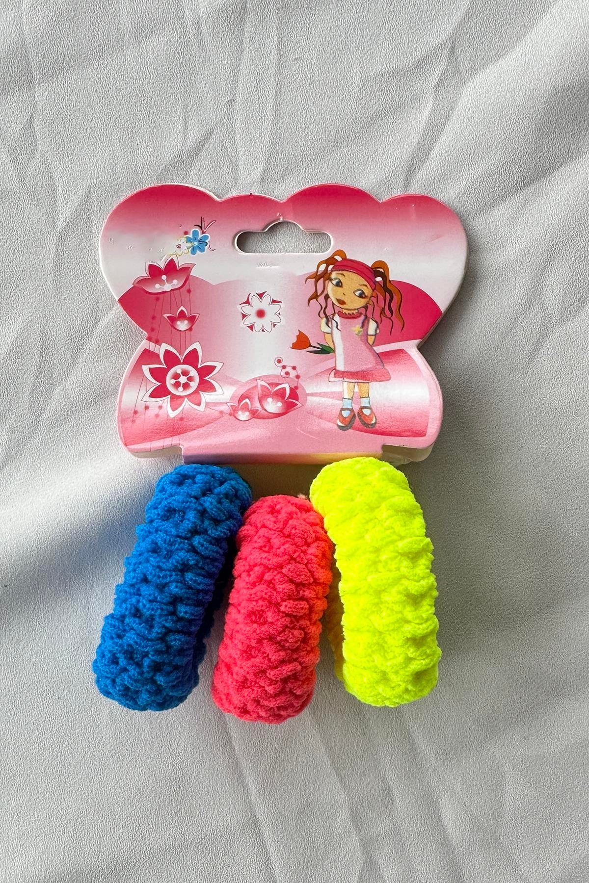 3'lü Karışık Renk Havlu Toka