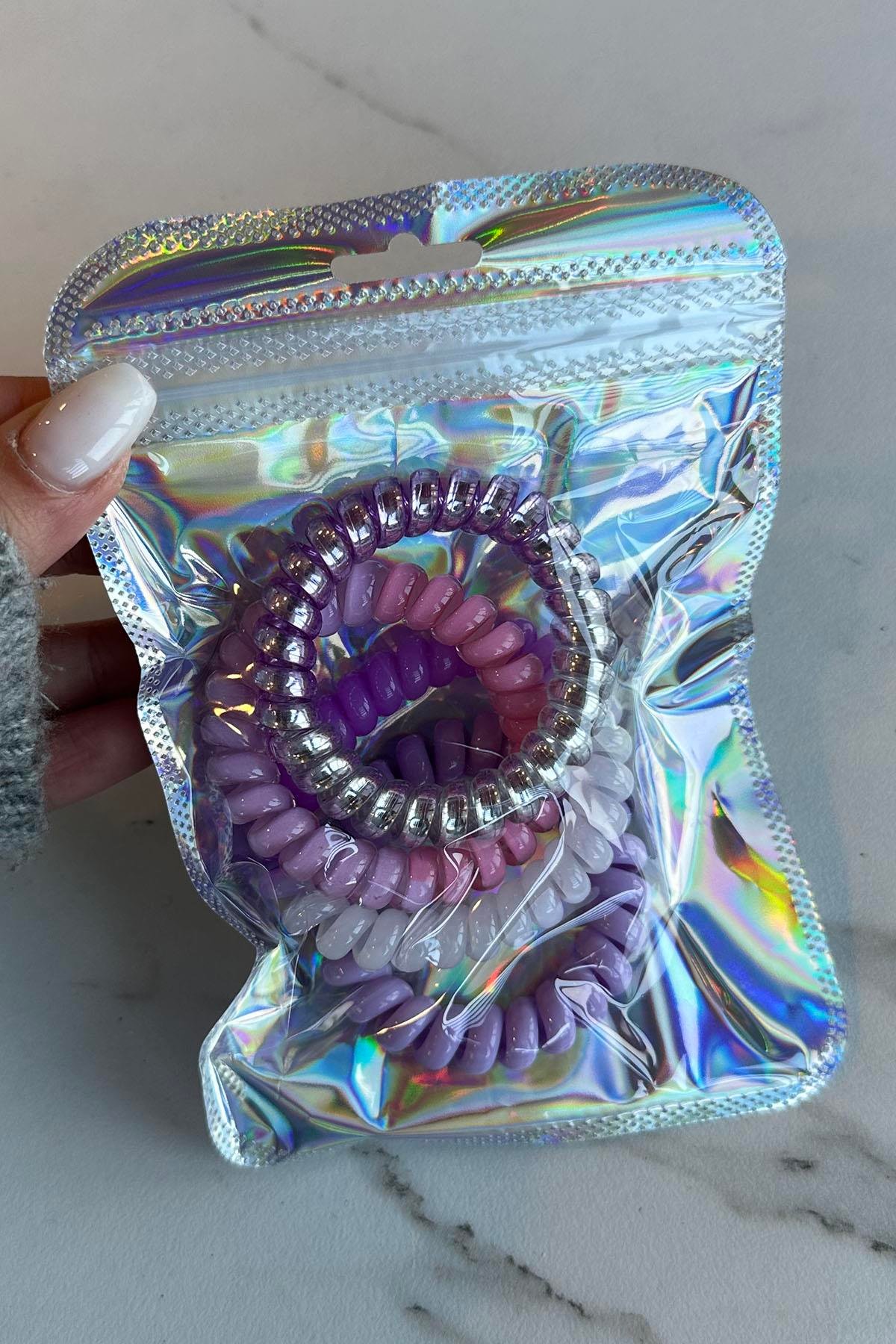 4'lü Karışık Renk Helezon Toka