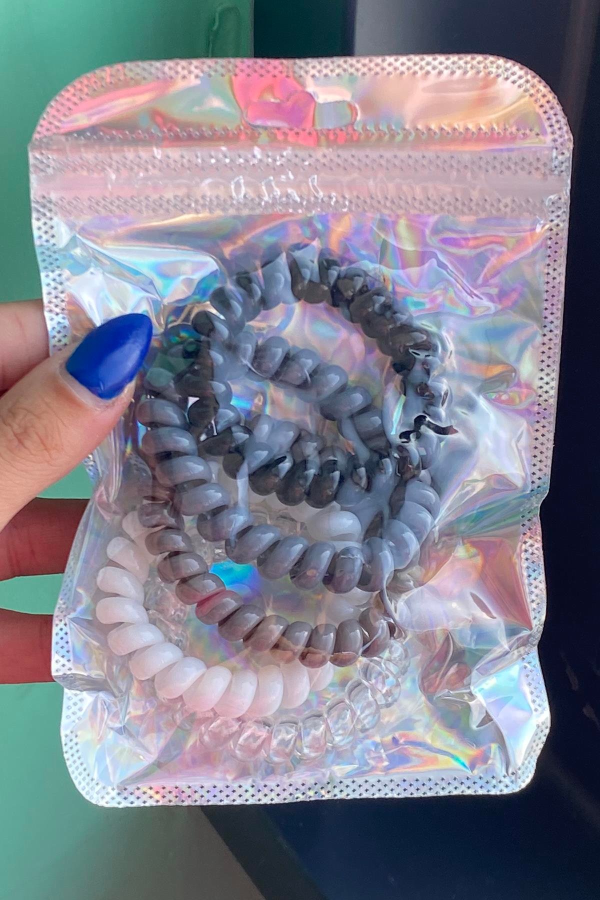 5'li Karışık Renk Helezon Toka Set