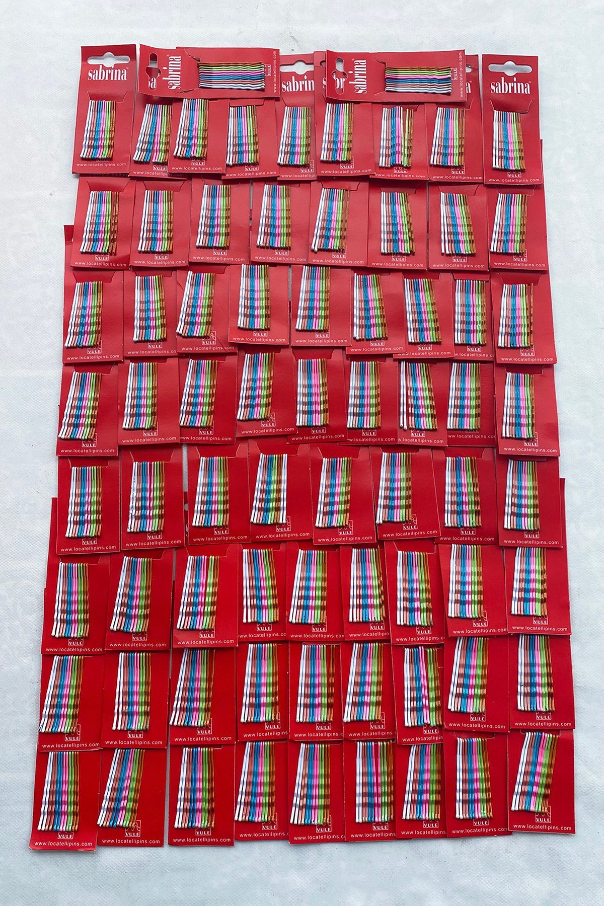 72'li Karışık Renk Tel Toka Set