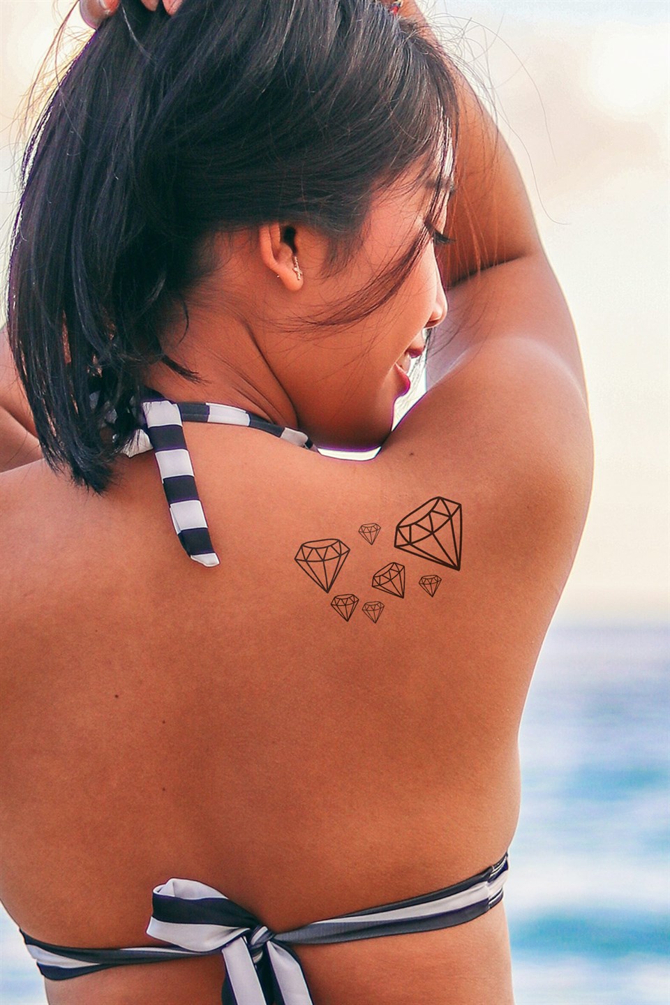 Geçici Elmas Mini Dövme Tattoo