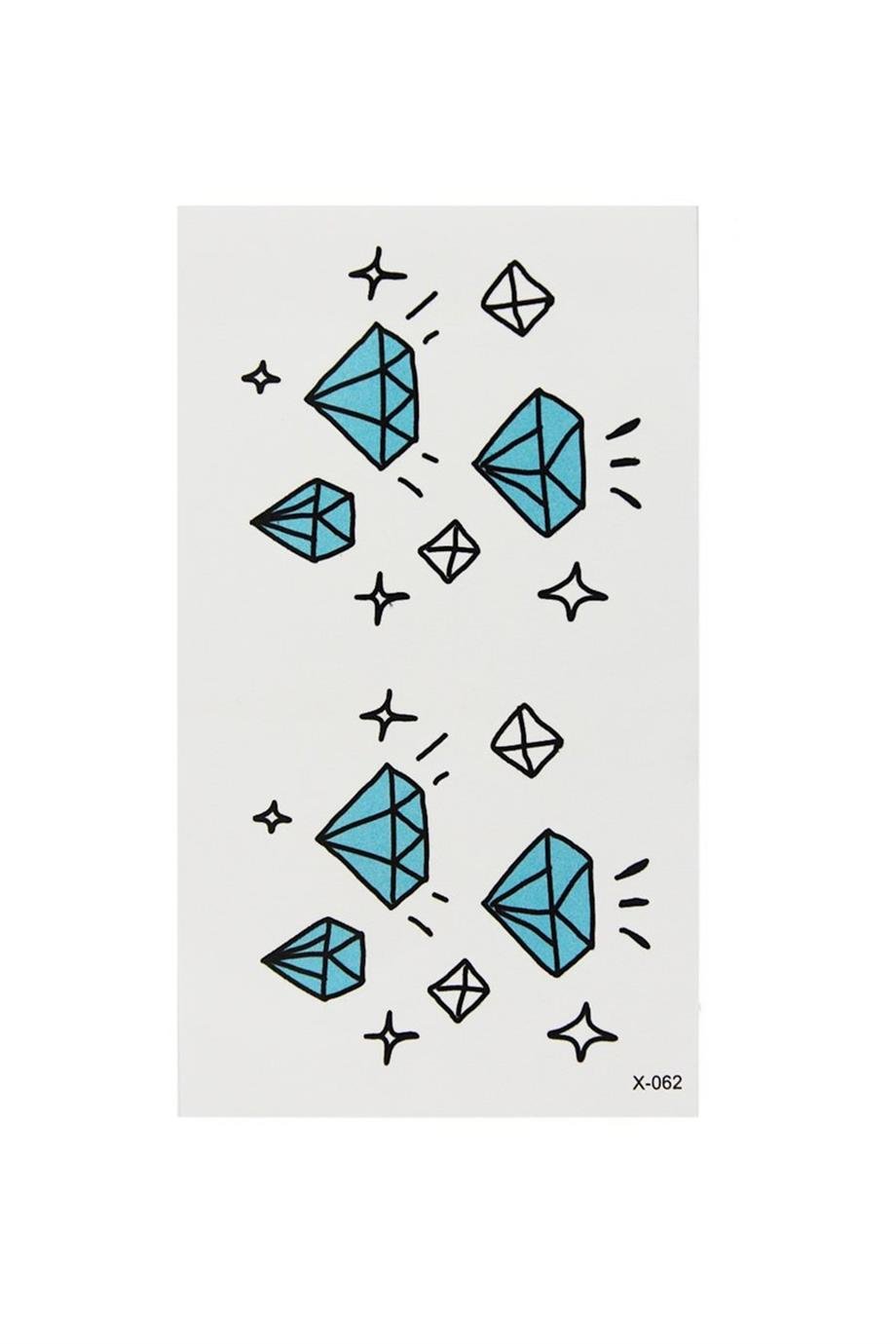Geçici Elmas Mini Dövme Tattoo