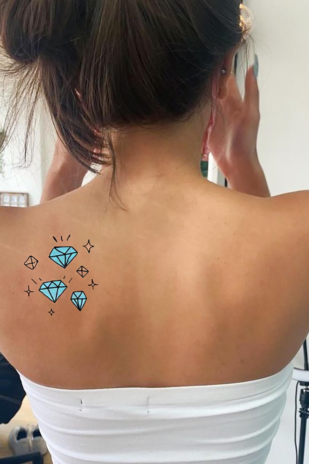 Geçici Elmas Mini Dövme Tattoo