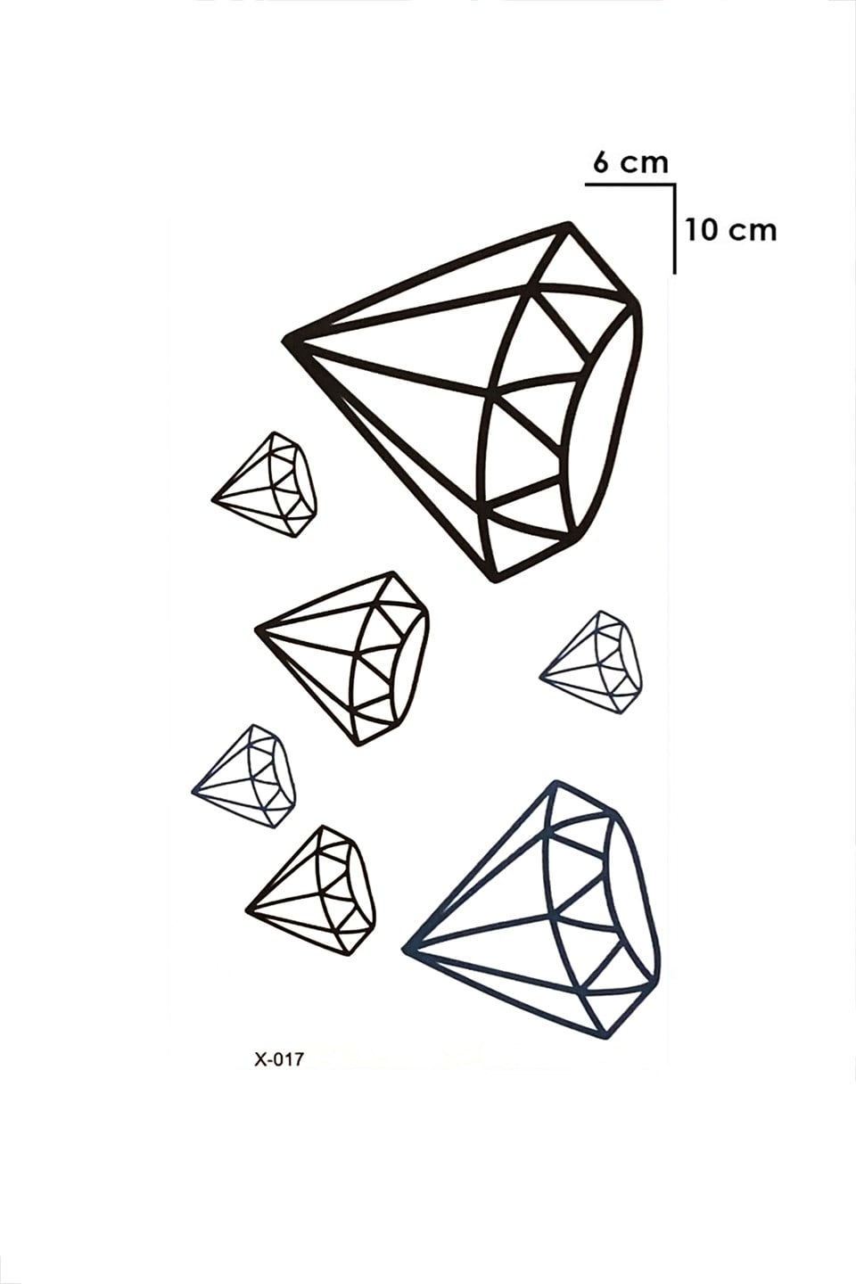 Geçici Elmas Mini Dövme Tattoo