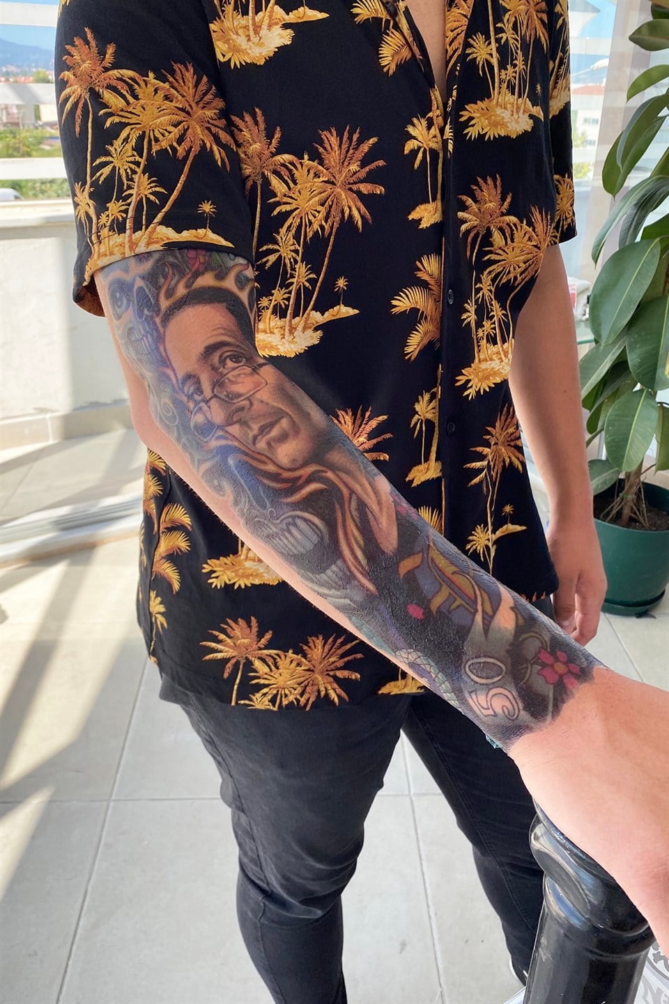 Geçici Erkek Modelli Kol Dövme Tattoo