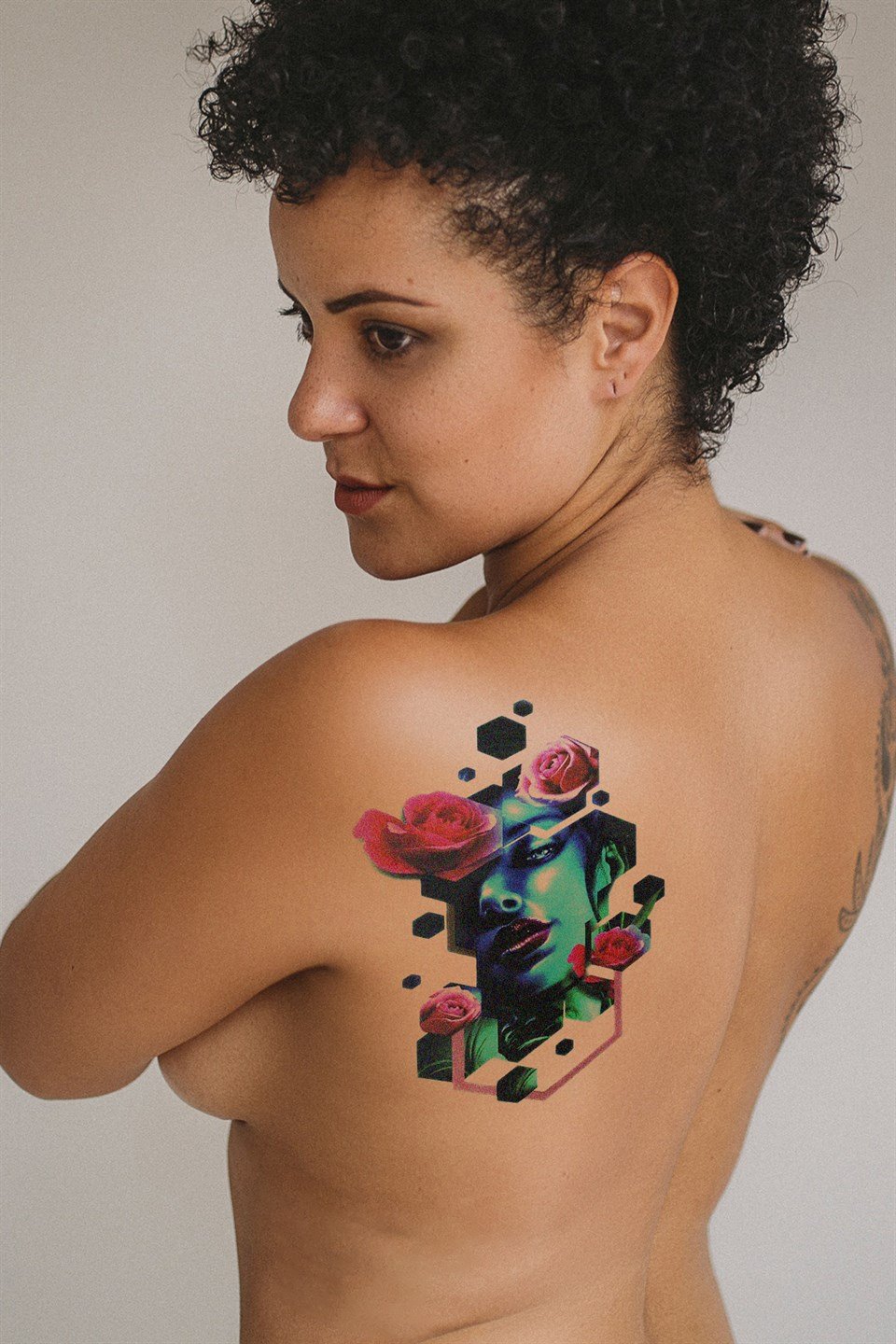 Temporary Female Model Tattoo Tattoo