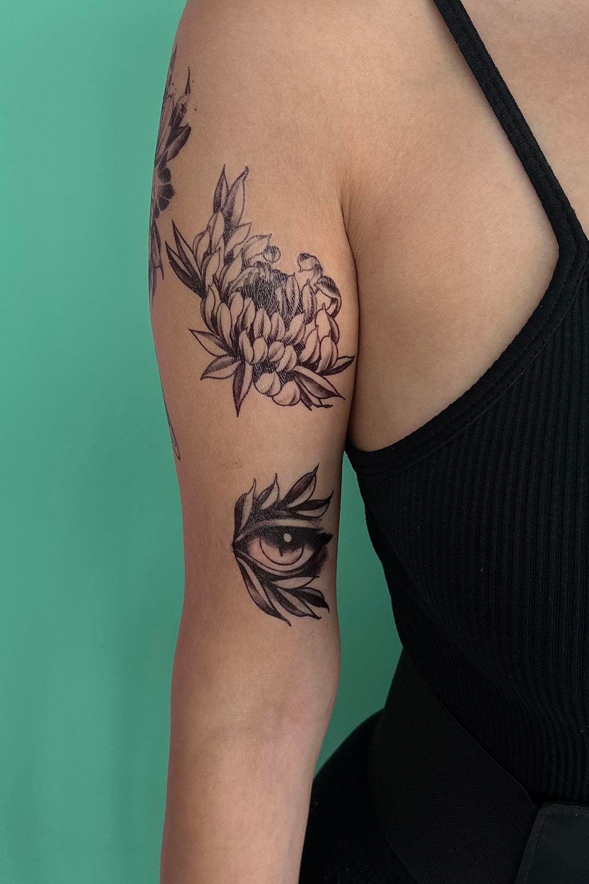 Geçici Karışık Figür Dövme Tattoo