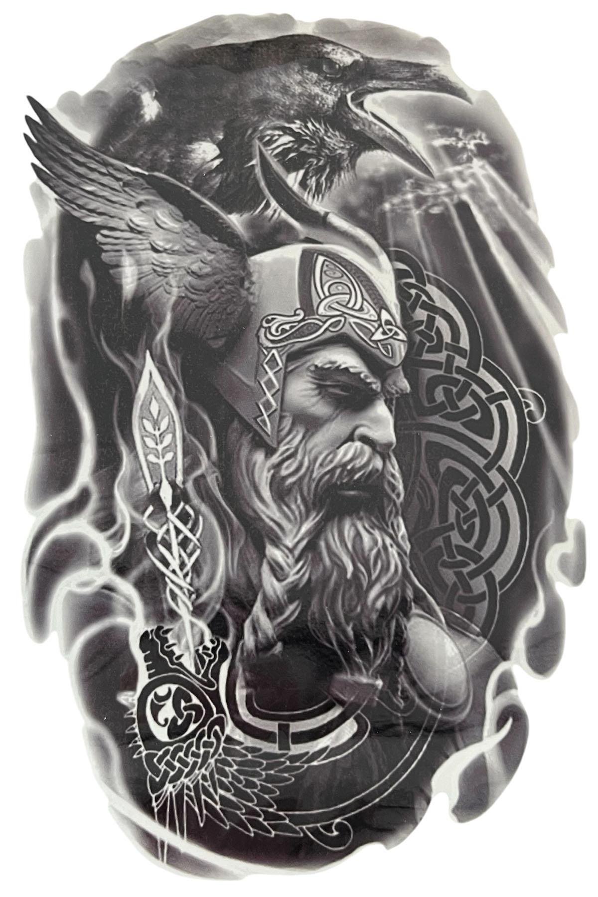 Geçici Karışık Figürlü Dövme Tattoo