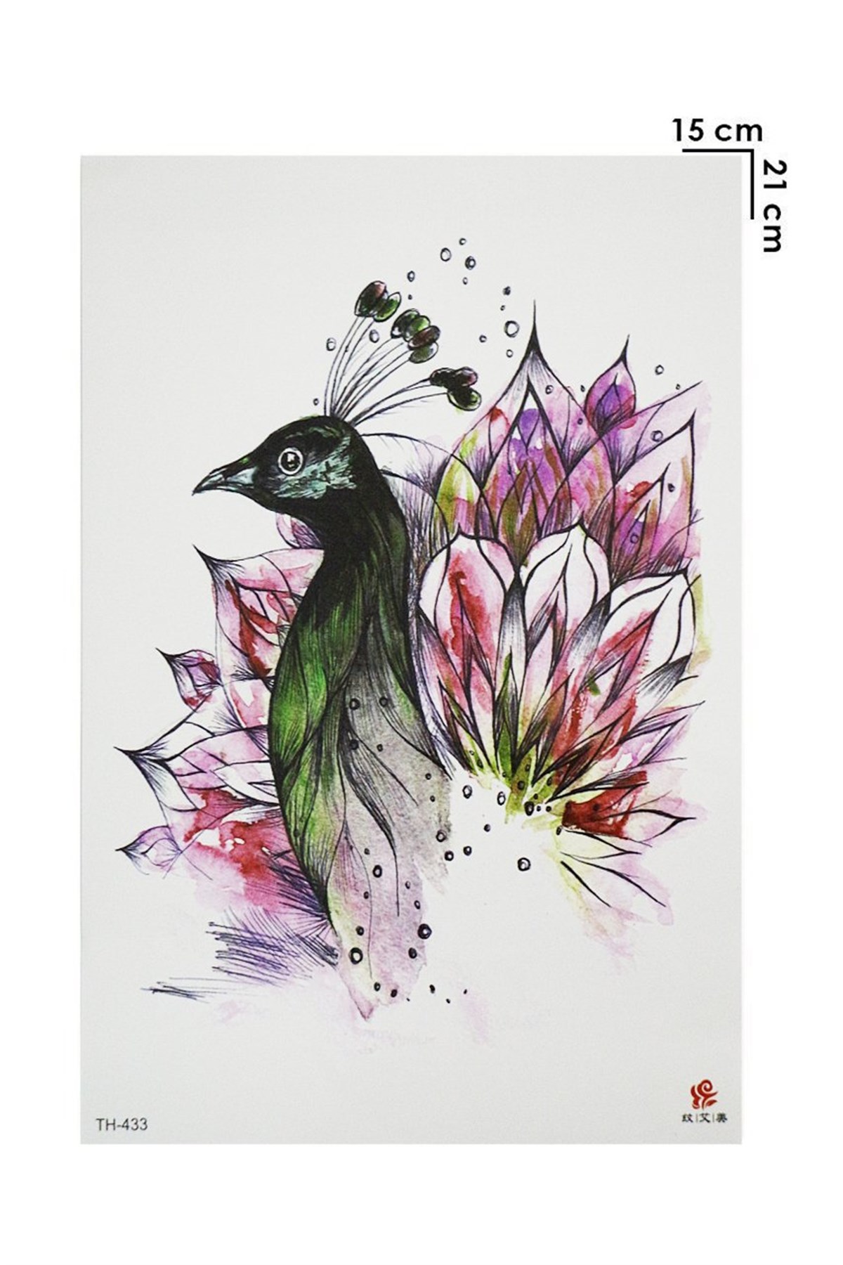 Geçici Kuş Dövme Tattoo