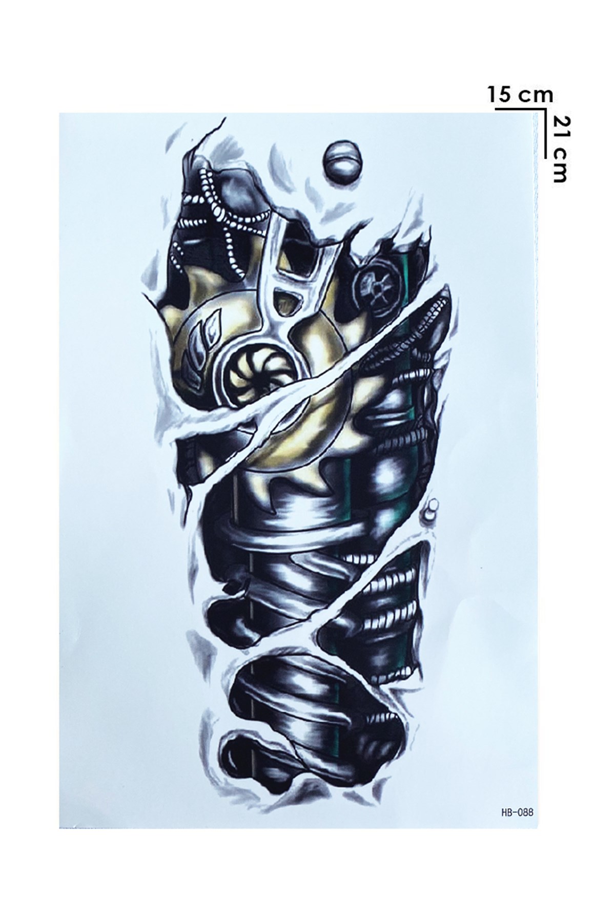 Geçici Mekanik Dövme Tattoo