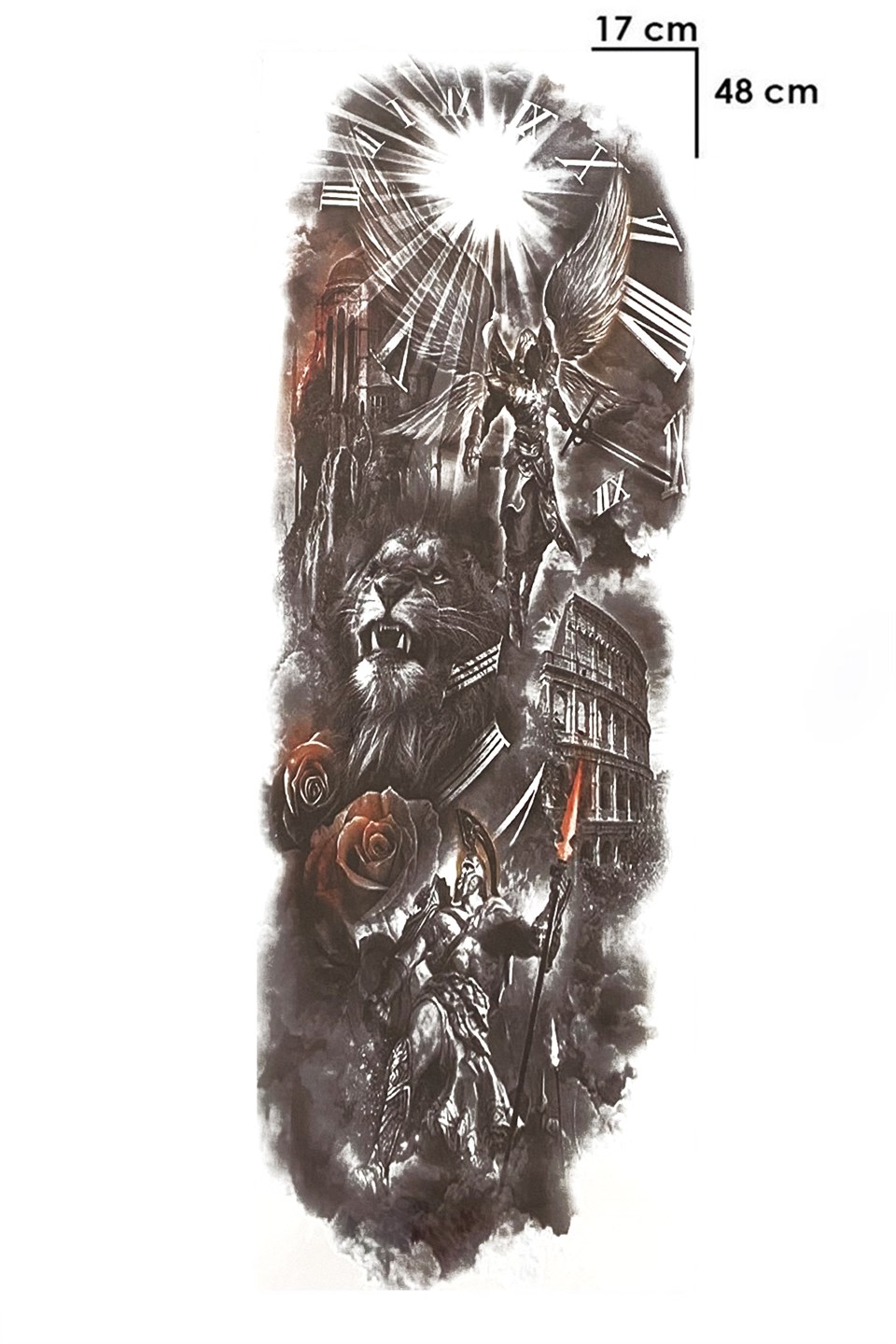 Geçici Savaşçı Kol Dövme Tattoo