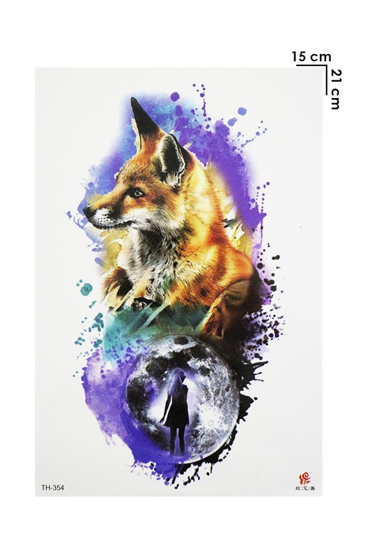 Geçici Tilki Dövme Tattoo