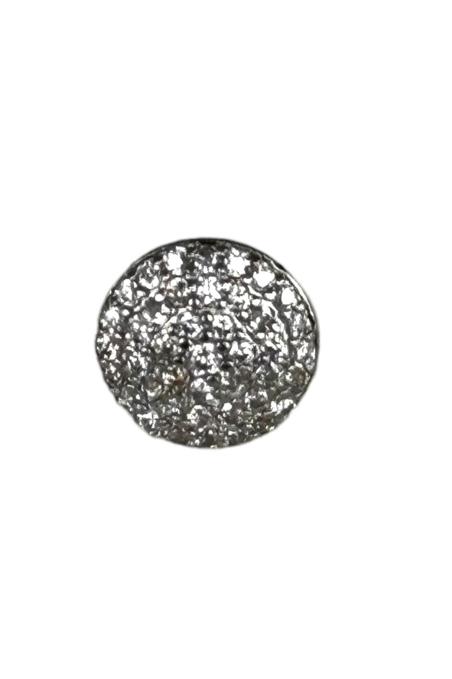 Gümüş Renk Taşlı Cerrahi Çelik Tragus/Kıkırdak Küpe (Çift)