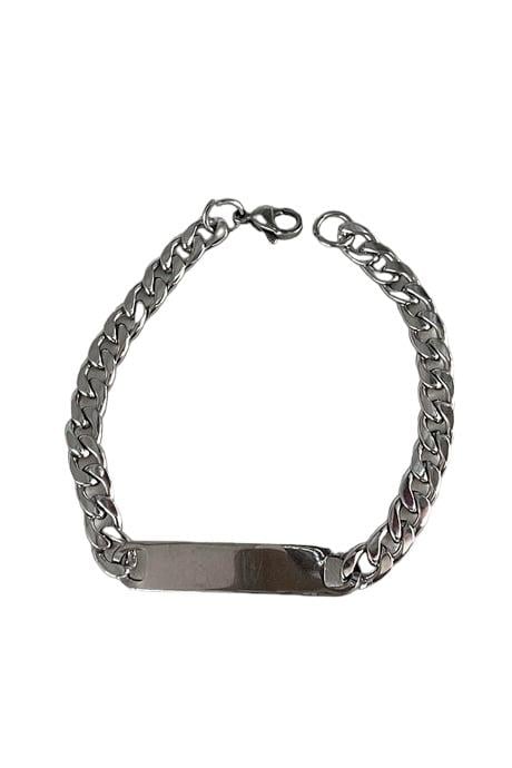Gümüş Renk Zincir Erkek Çelik Bileklik