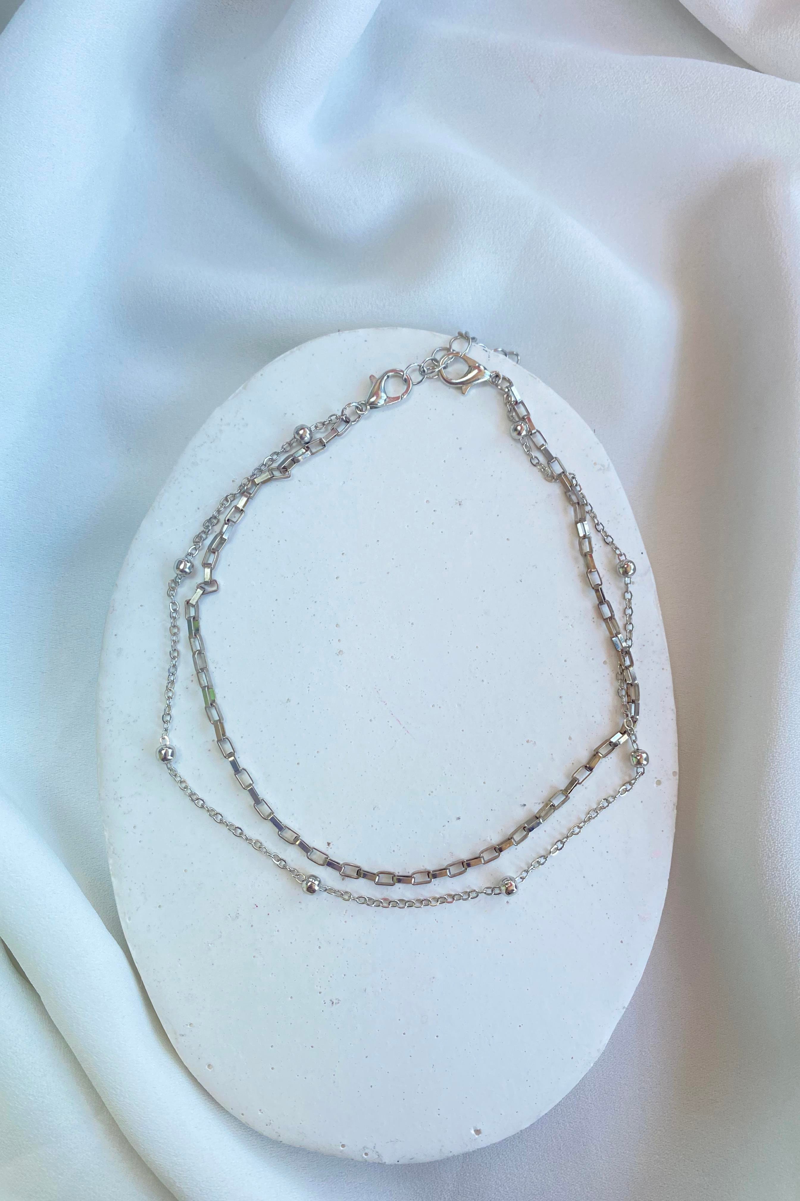 Gümüş Renk Zincirli Ayakkabı/Çizme Halhalı