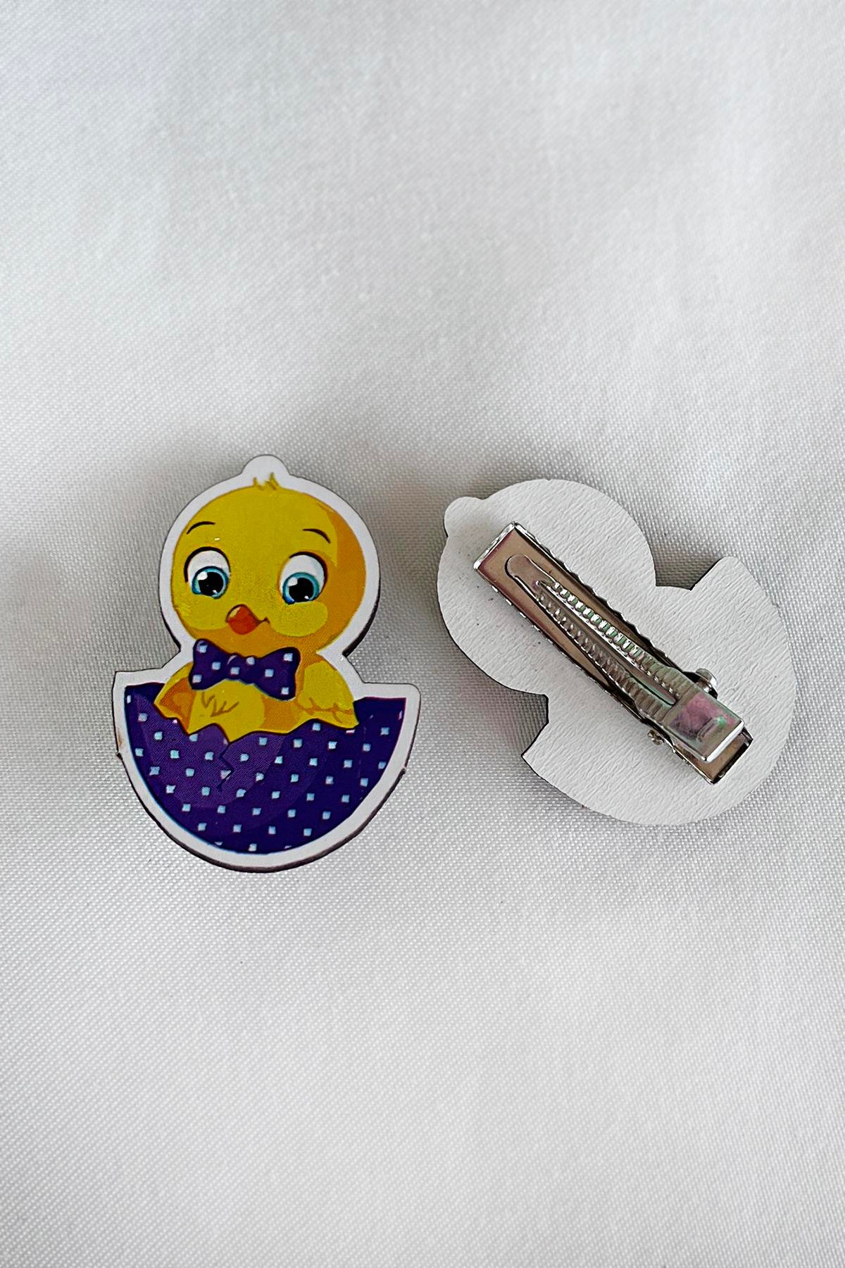 İkili Twety Figürlü Çocuk Pens Toka Set