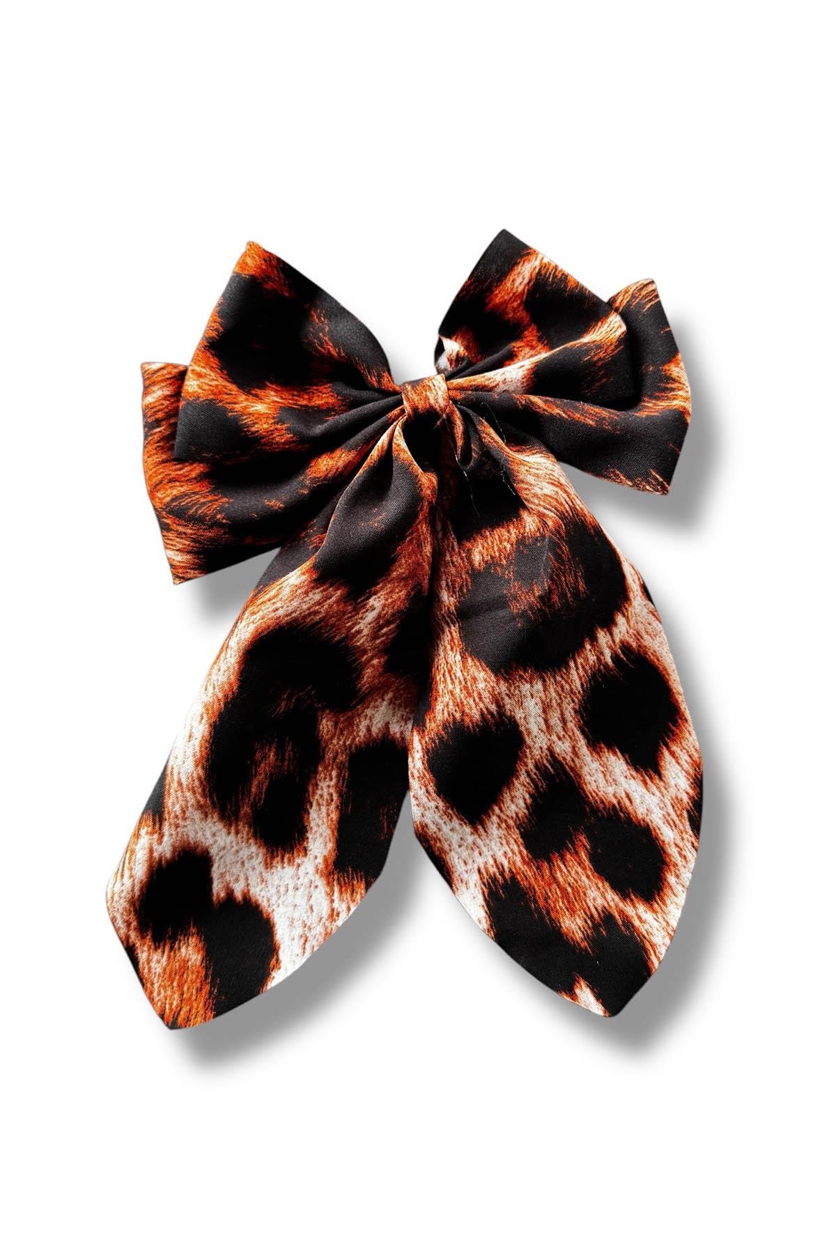 Kahverengi Leopar Desenli Pens Toka