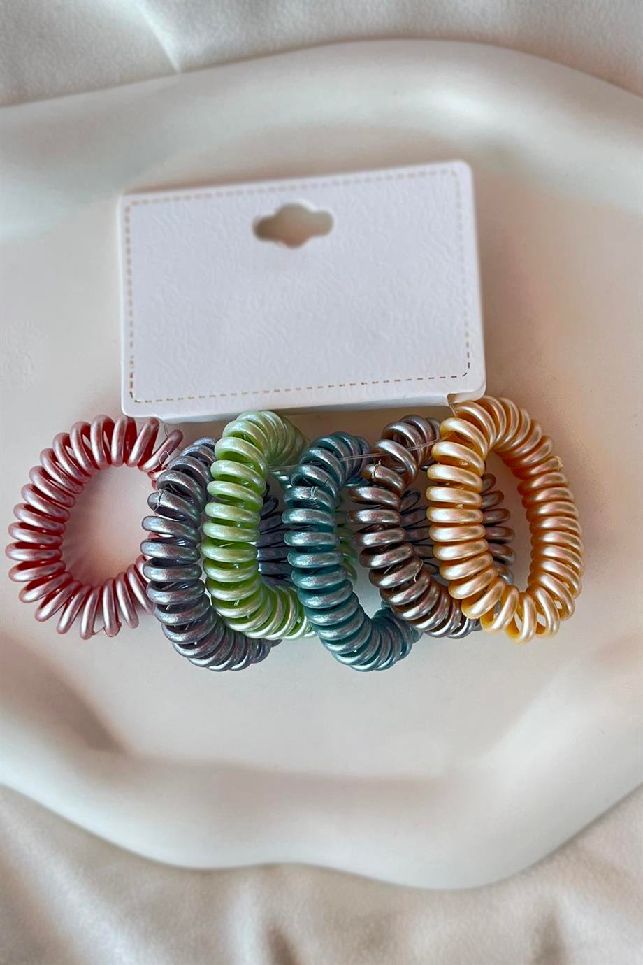 Karışık Renk 6'lı Helezon Toka