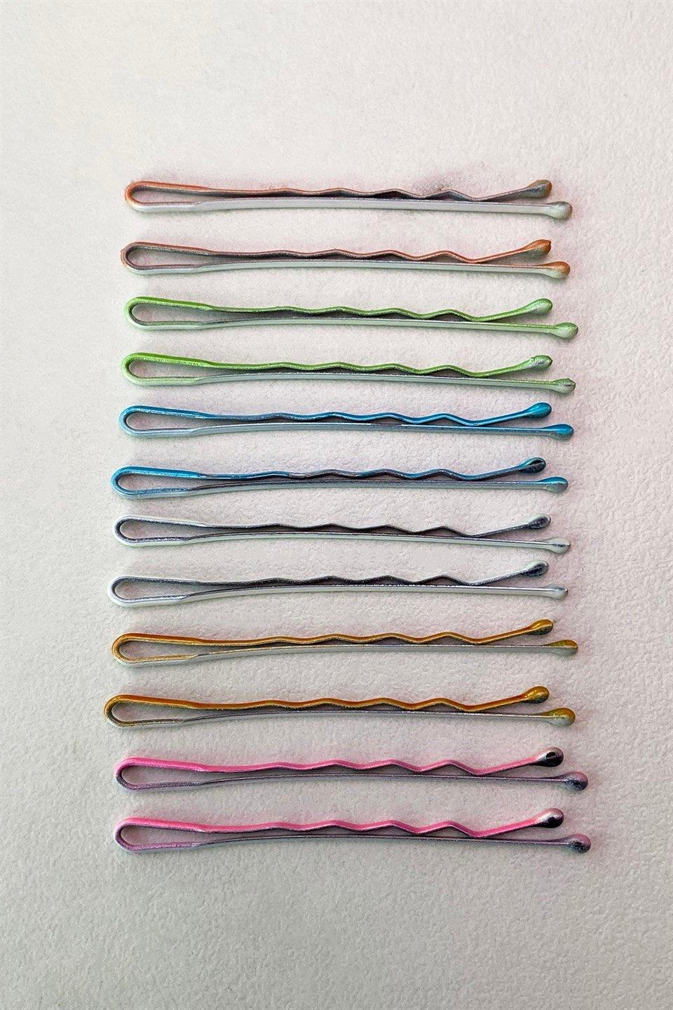 Karışık Renk 6'lı Tel Toka Set