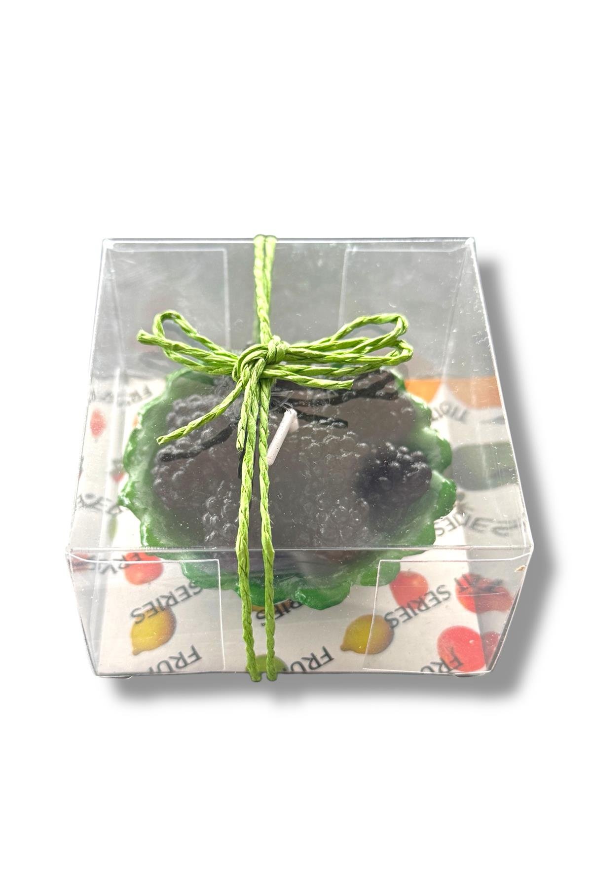 Karışık Renk Böğürtlen Figürlü Kokulu Dekoratif Mum