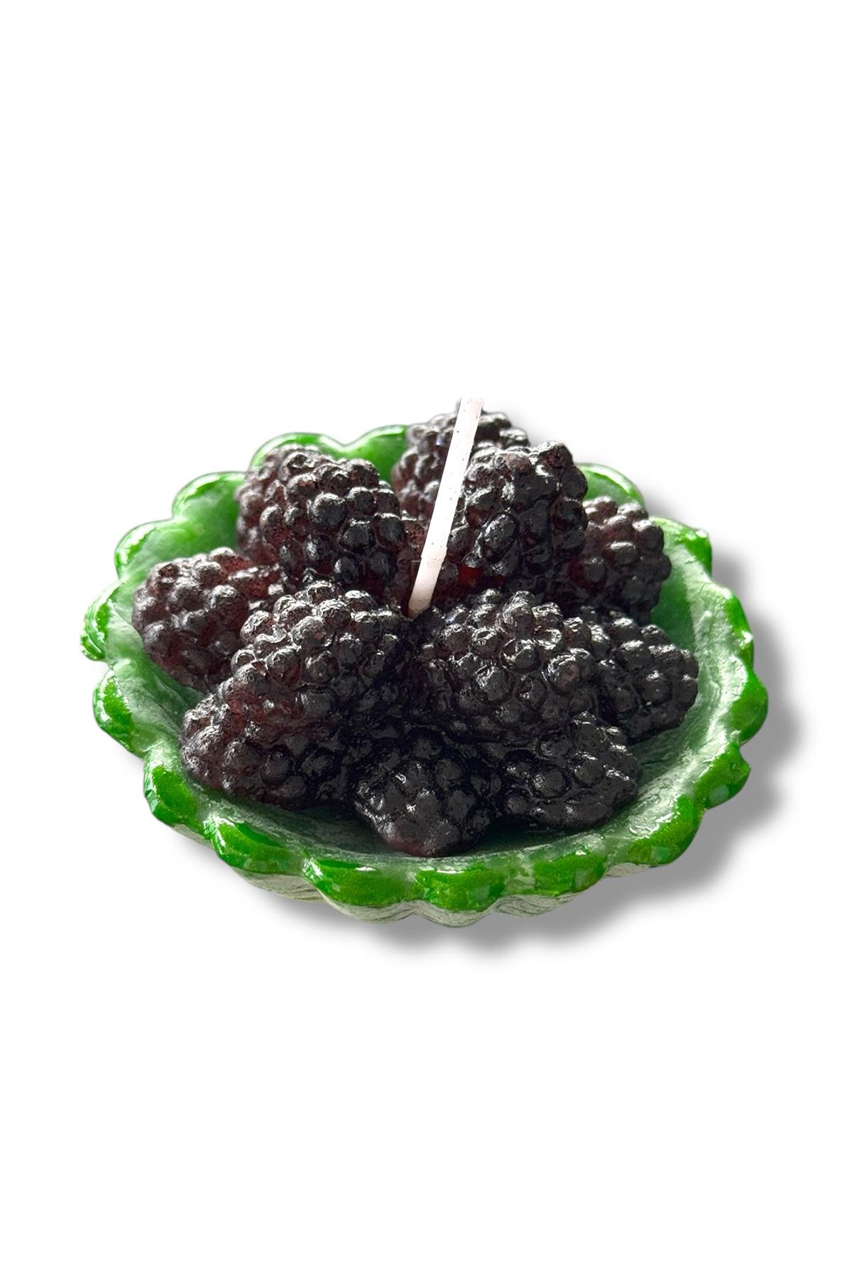 Karışık Renk Böğürtlen Figürlü Kokulu Dekoratif Mum