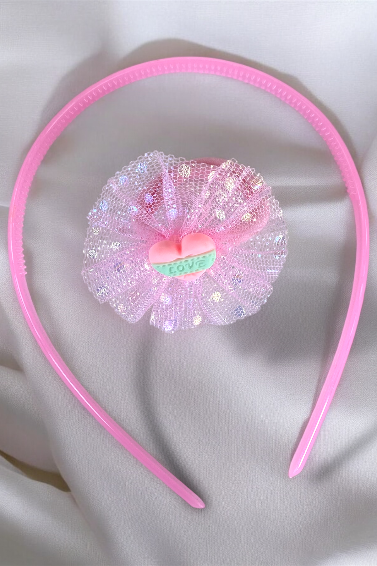 Karışık Renk Çocuk Çanta /Taç /Toka Set