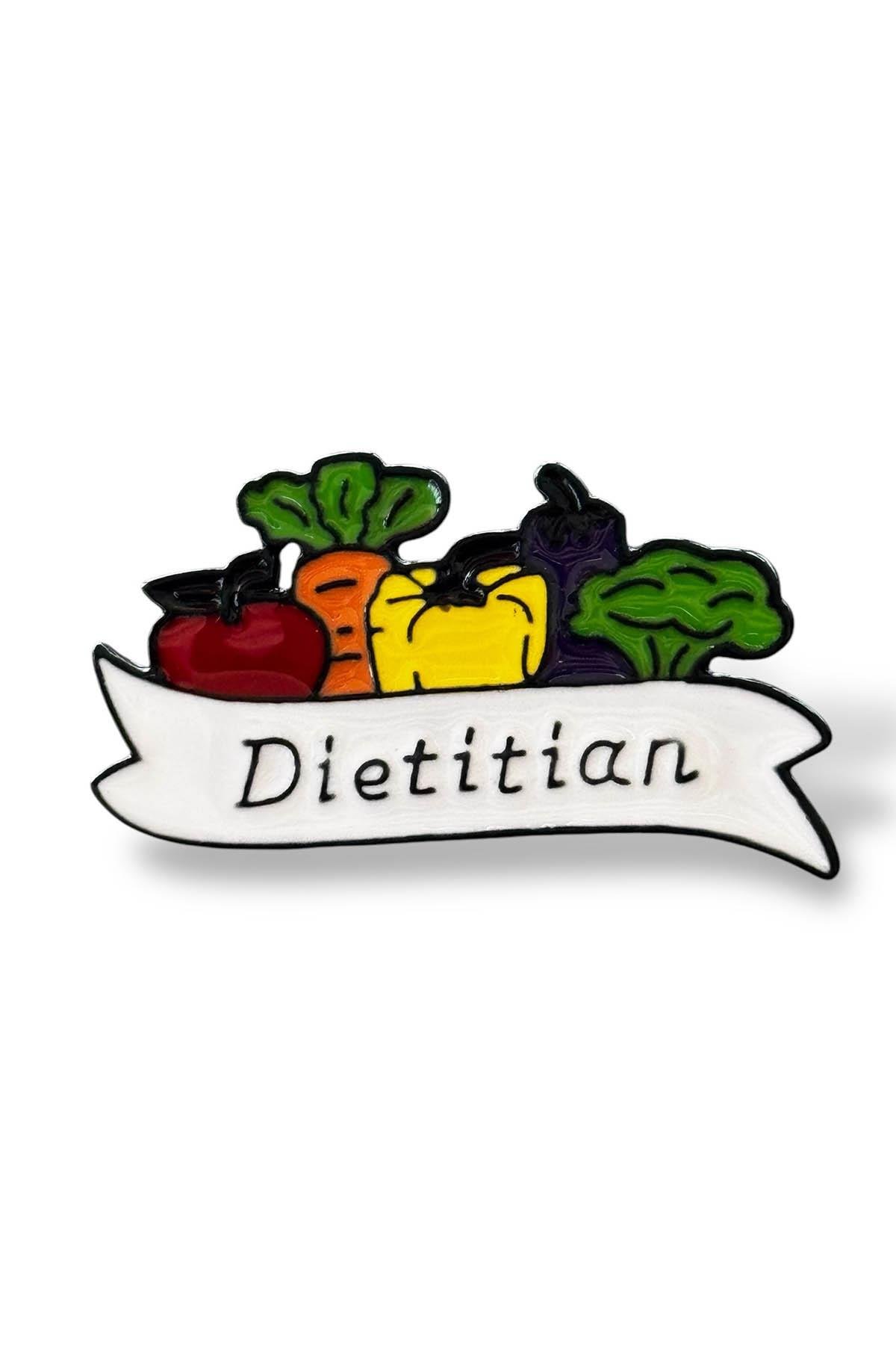 Karışık Renk Dietitian Yazılı Broş