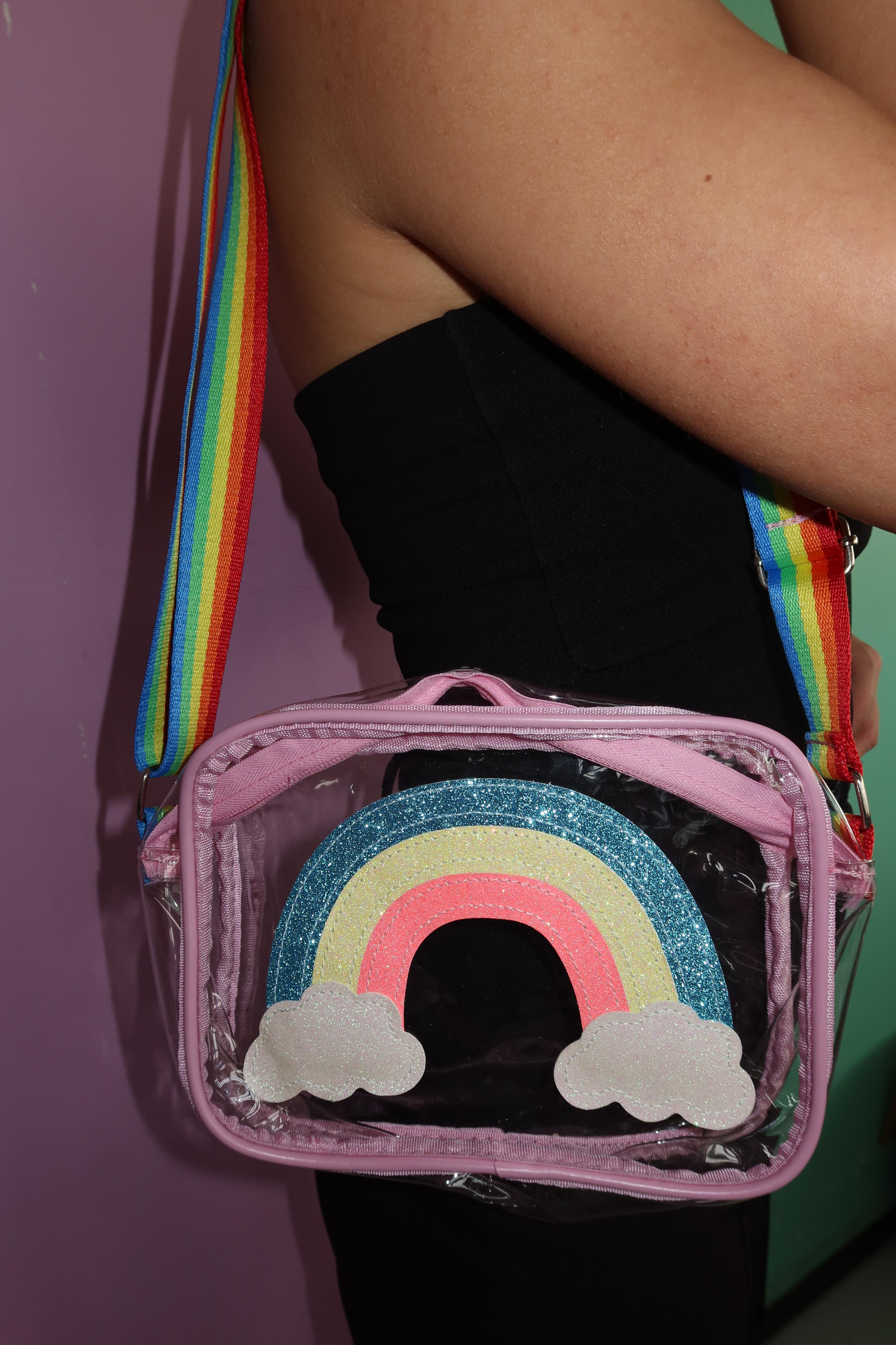 Karışık Renk Gökkuşağı Figürlü Çocuk Çanta