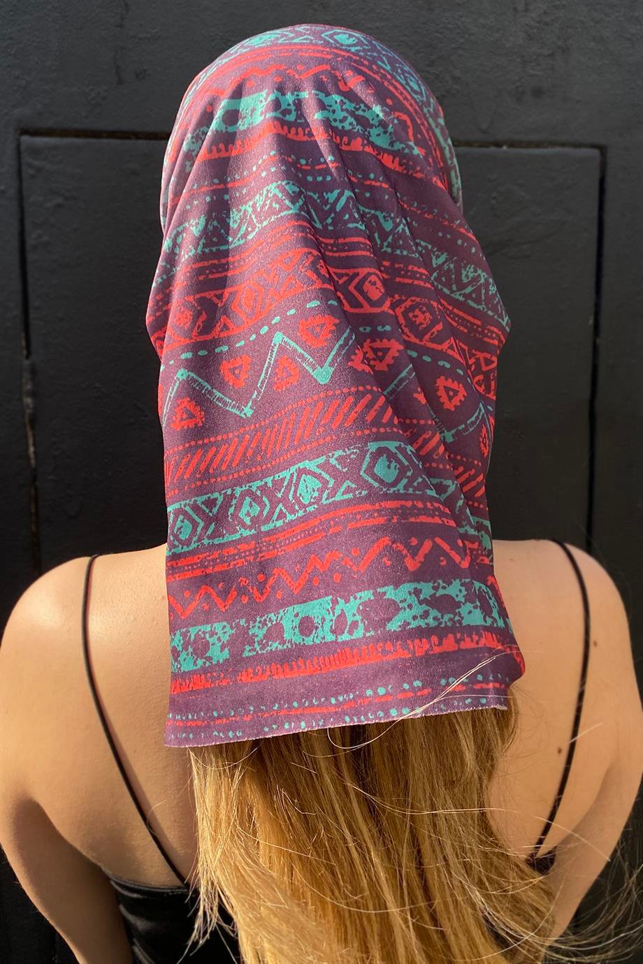 Karışık Renk Kilim Desenli Buff