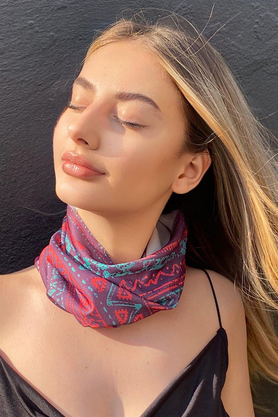 Karışık Renk Kilim Desenli Buff