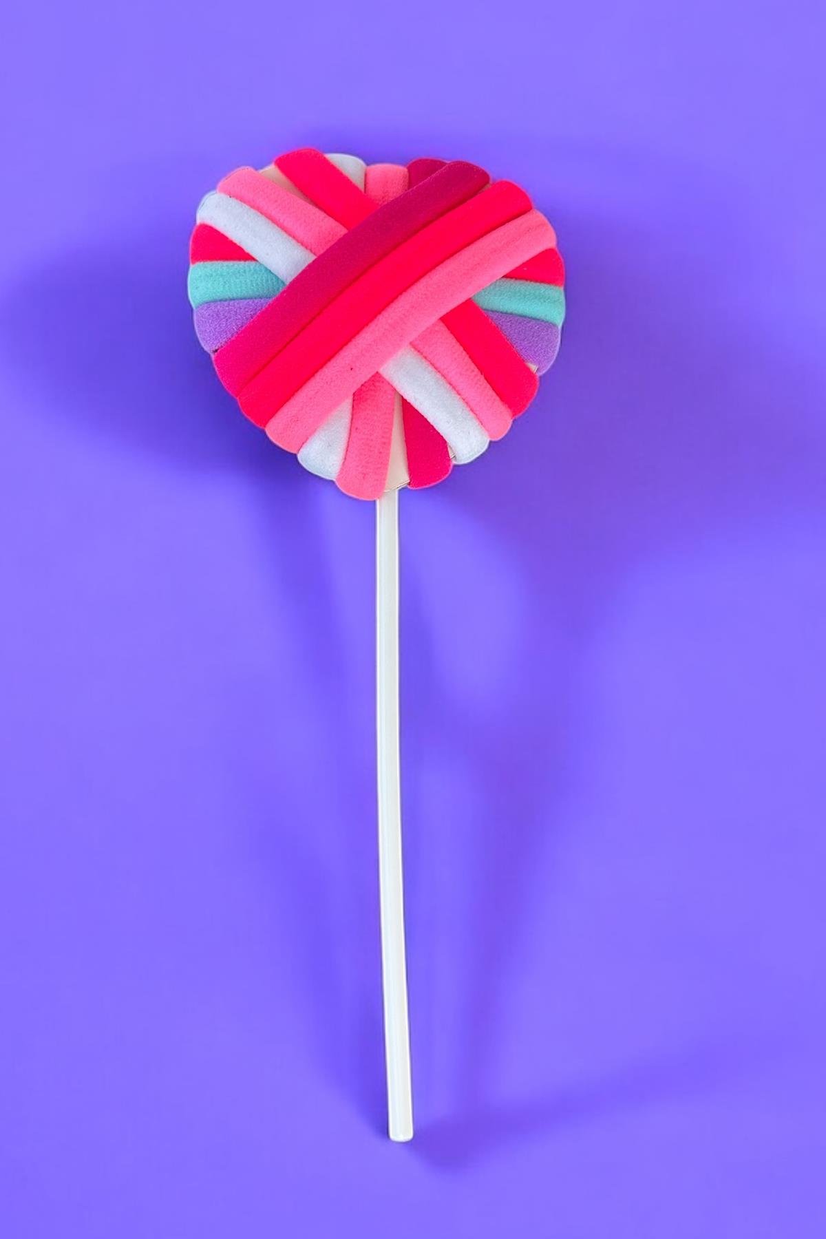 Karışık Renk Lolipop Figürlü Lastik Toka Set